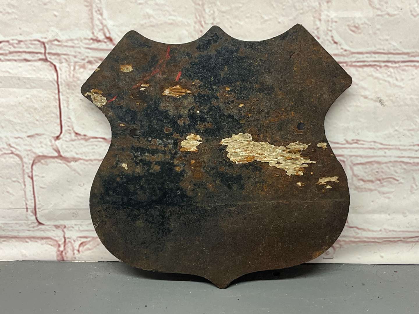 <p>Ford Mustang Shield Cast Iron Emblem Sign</p>