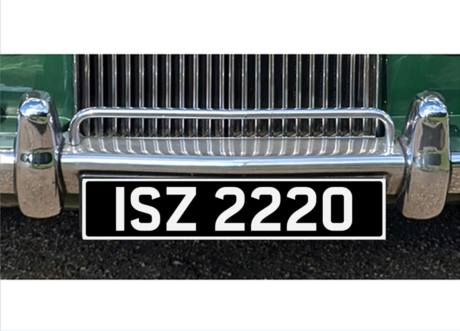 <p>&nbsp; ISZ 2220 Registration number&nbsp;</p>