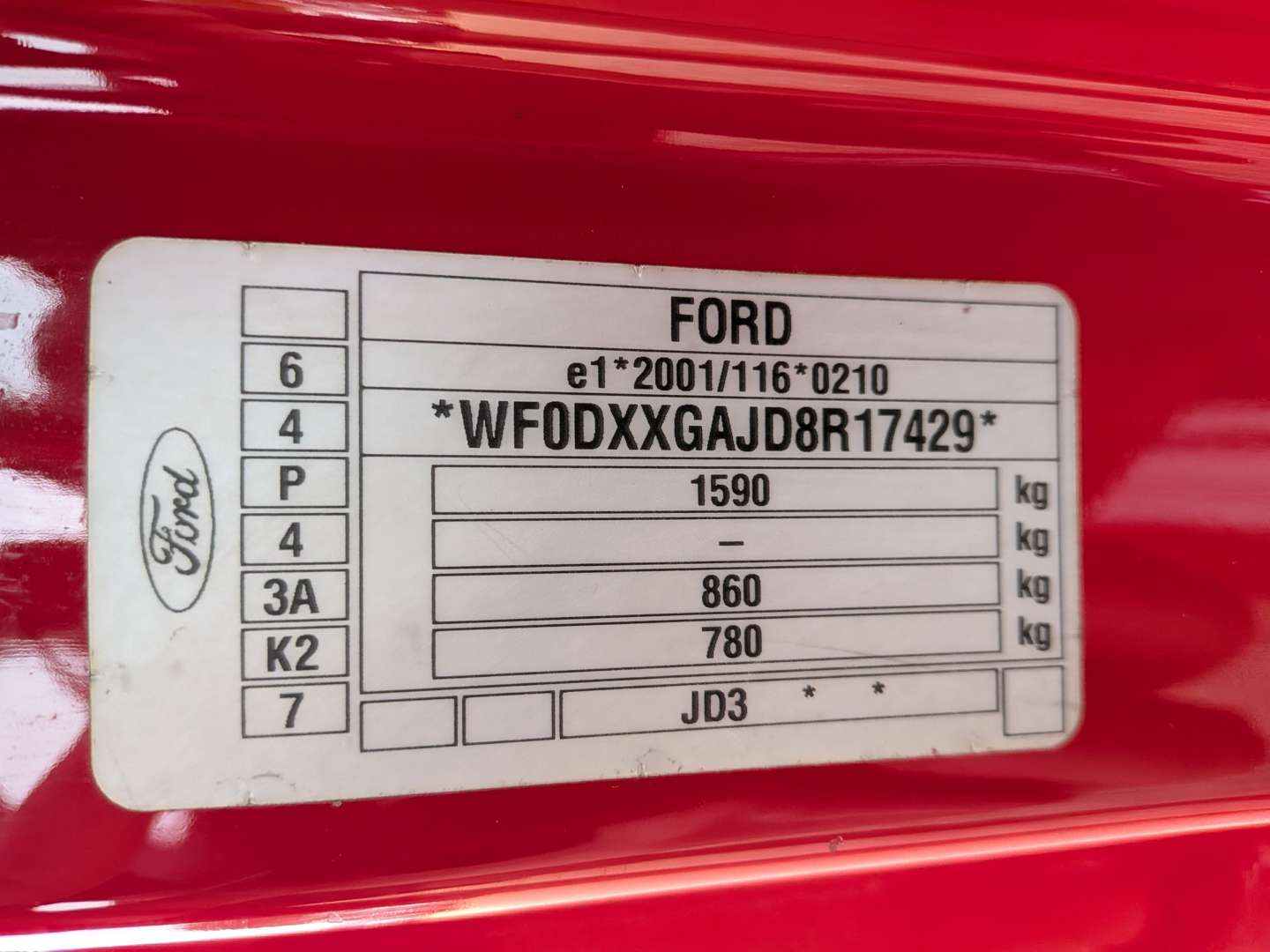 <p>2008 FORD FIESTA ST</p>