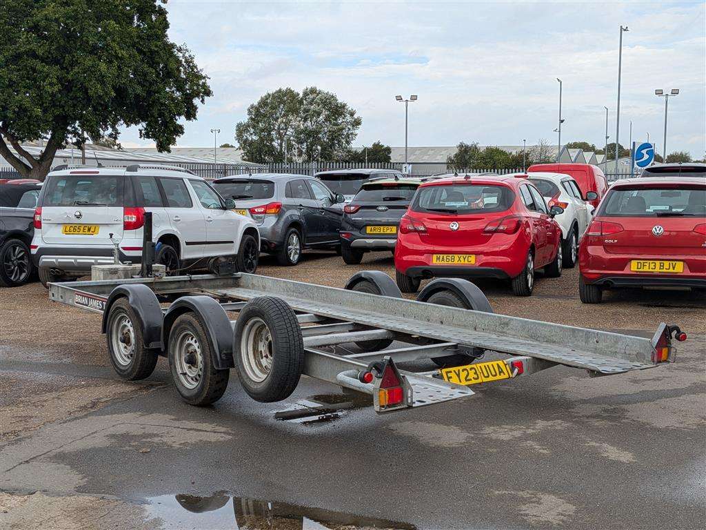<p>BRIAN JAMES TILT BED TRAILER</p>