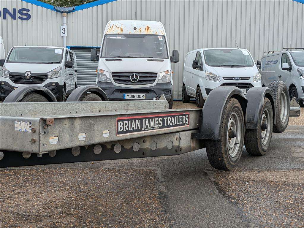 <p>BRIAN JAMES TILT BED TRAILER</p>