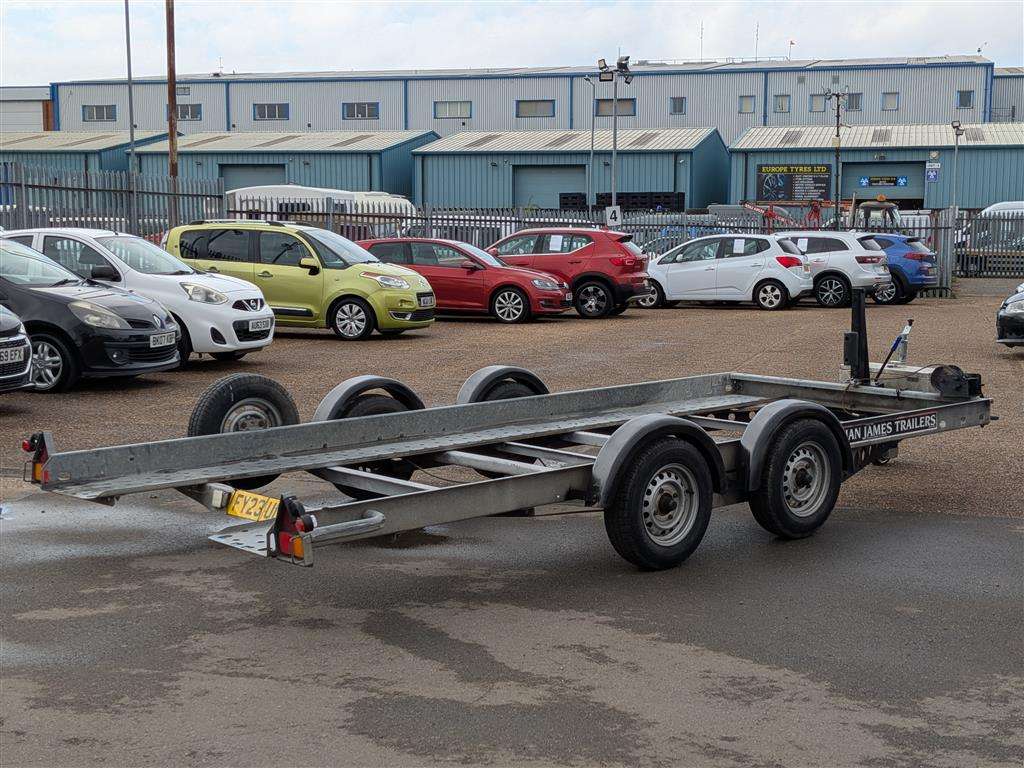 <p>BRIAN JAMES TILT BED TRAILER</p>