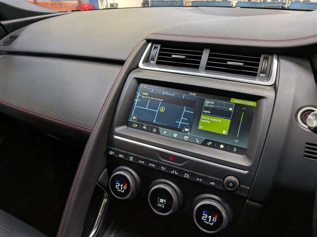 <p>2020 JAGUAR E-PACE CHEQUERED FLAG D A</p>