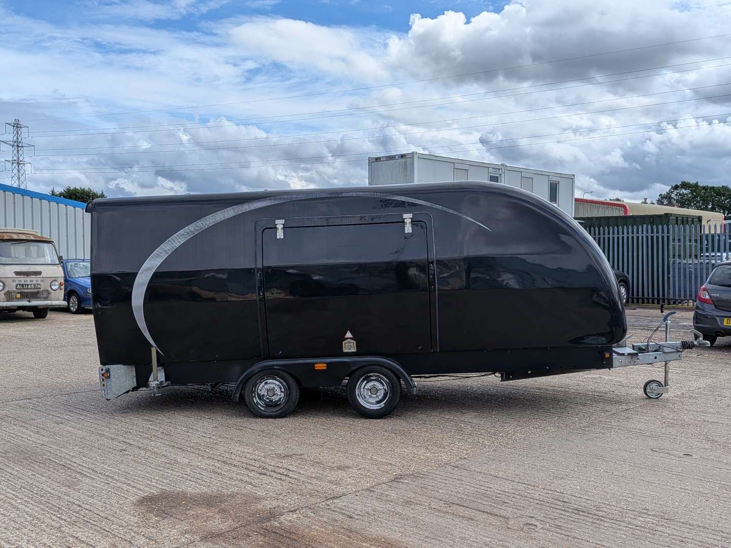 <p>2011 PRG TRACSPORTER XW COVER CAR TRAILER</p>