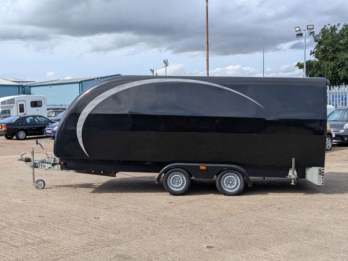 <p>2011 PRG TRACSPORTER XW COVER CAR TRAILER</p>
