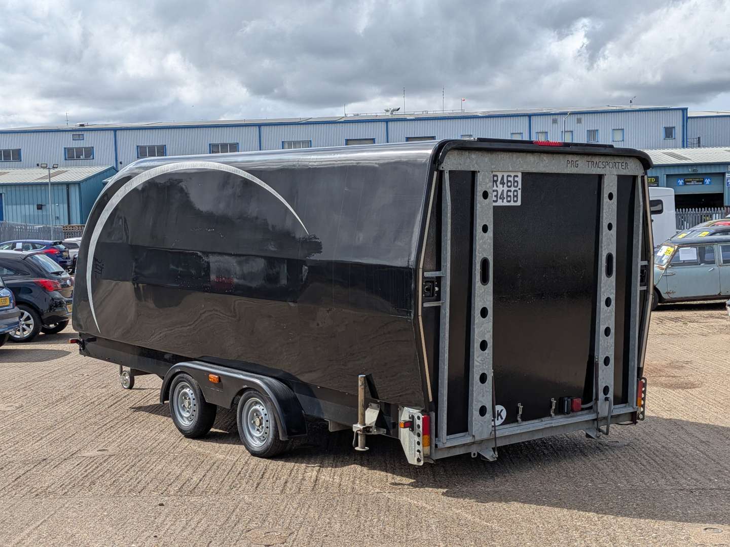 <p>2011 PRG TRACSPORTER XW COVER CAR TRAILER</p>