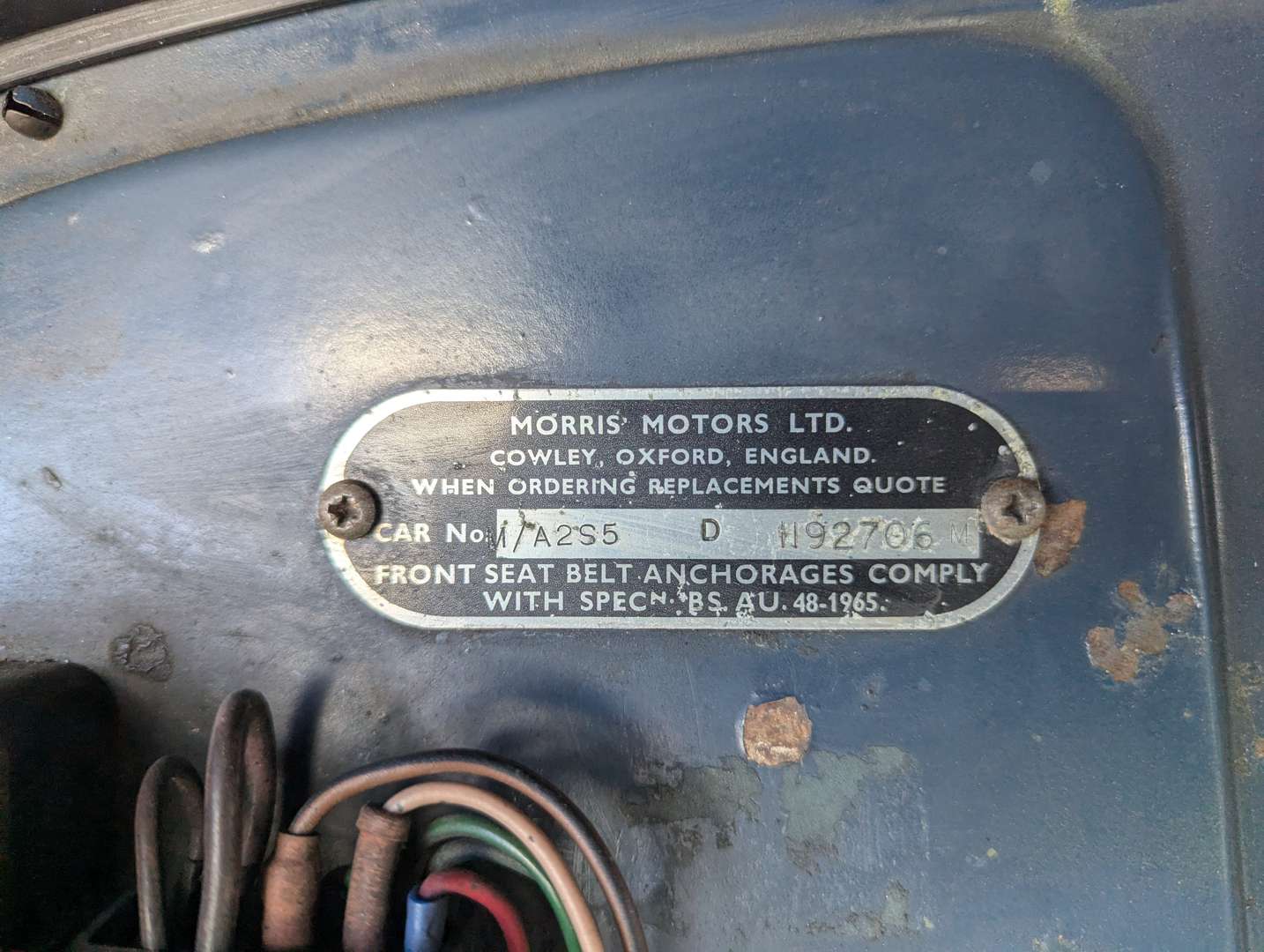 <p>1967 MORRIS MINOR 1000</p>