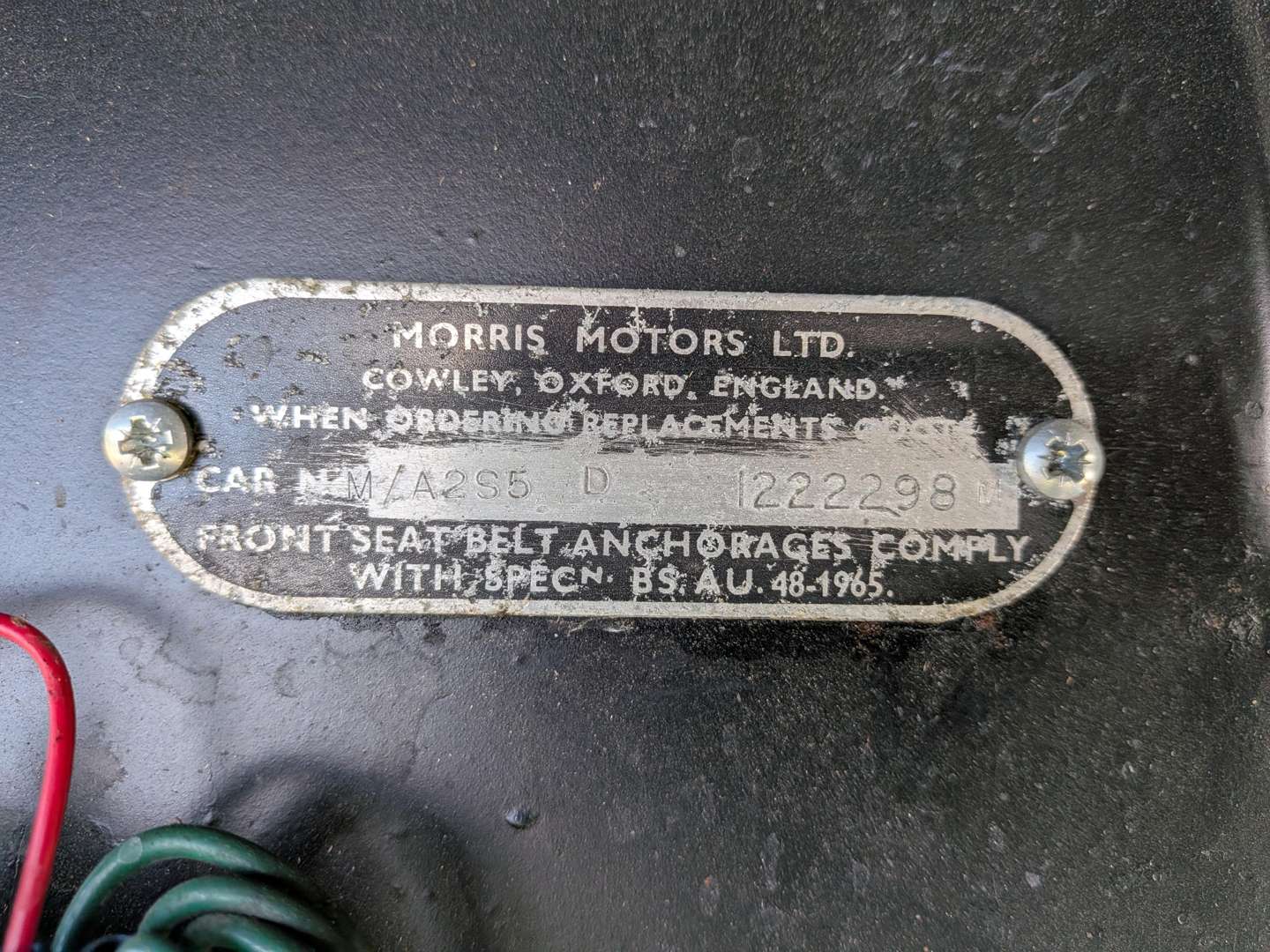 <p>1968 MORRIS MINOR 1000</p>