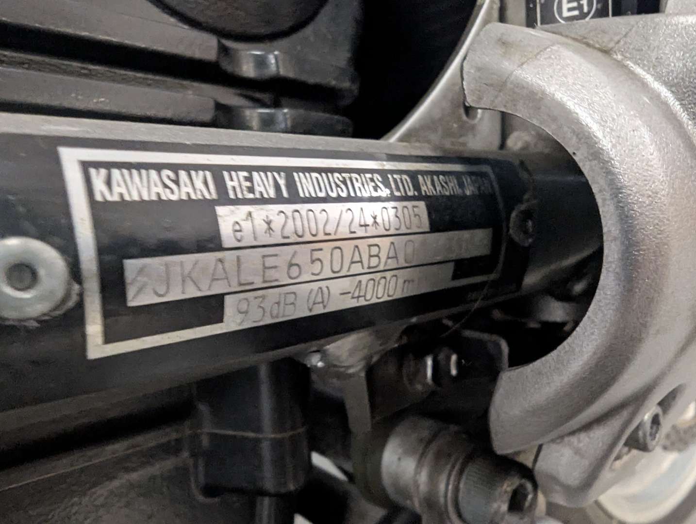 <p>2007 KAWASAKI KLE 650 B7F</p>