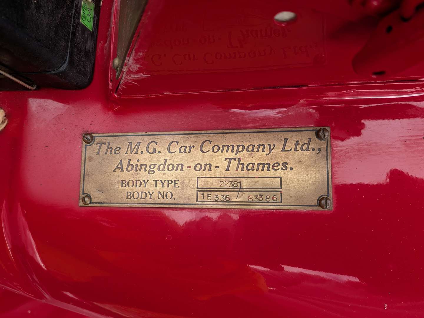 <p>1952 MG TD</p>