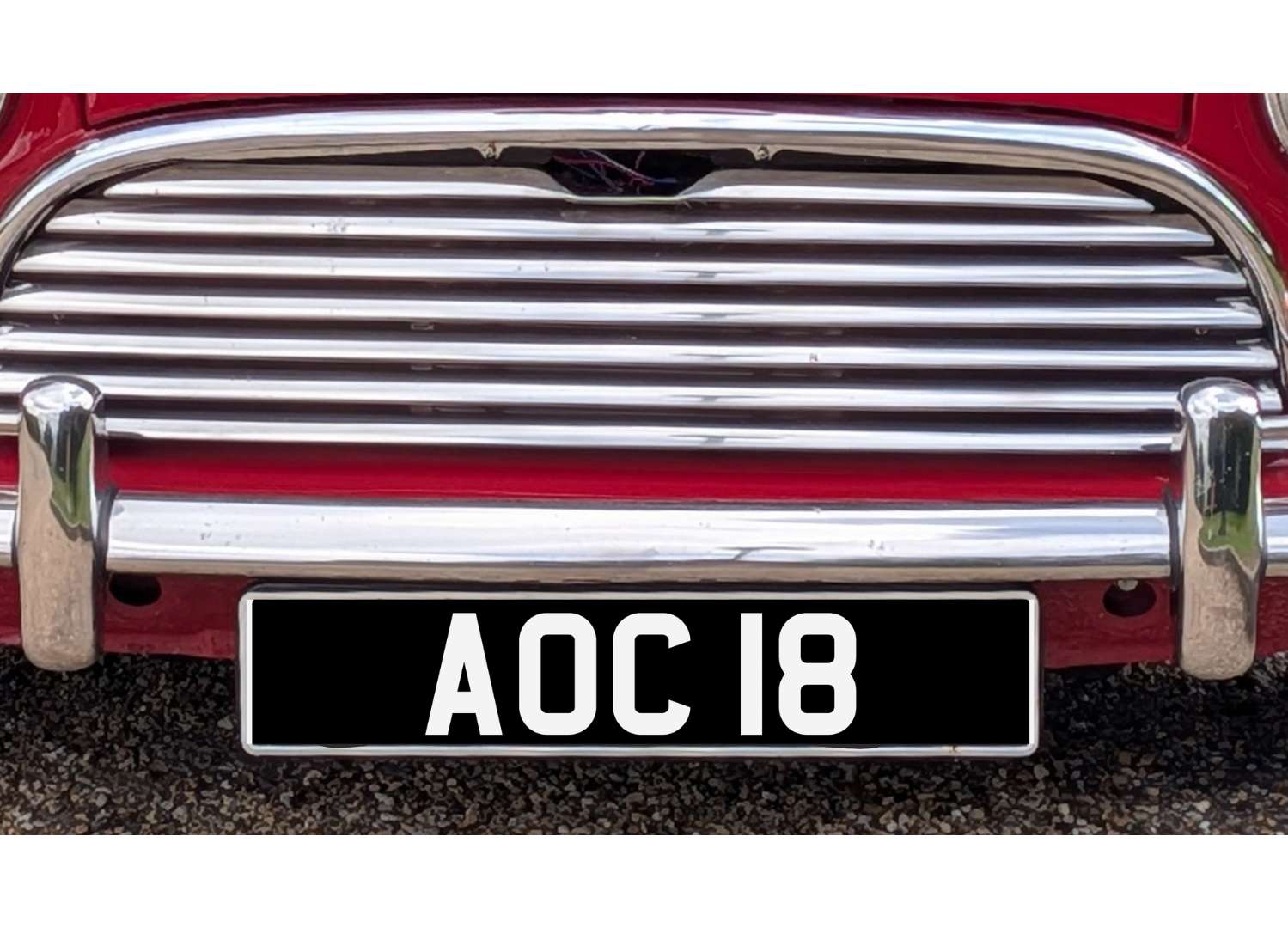 <p>AOC 18 Registration number</p>