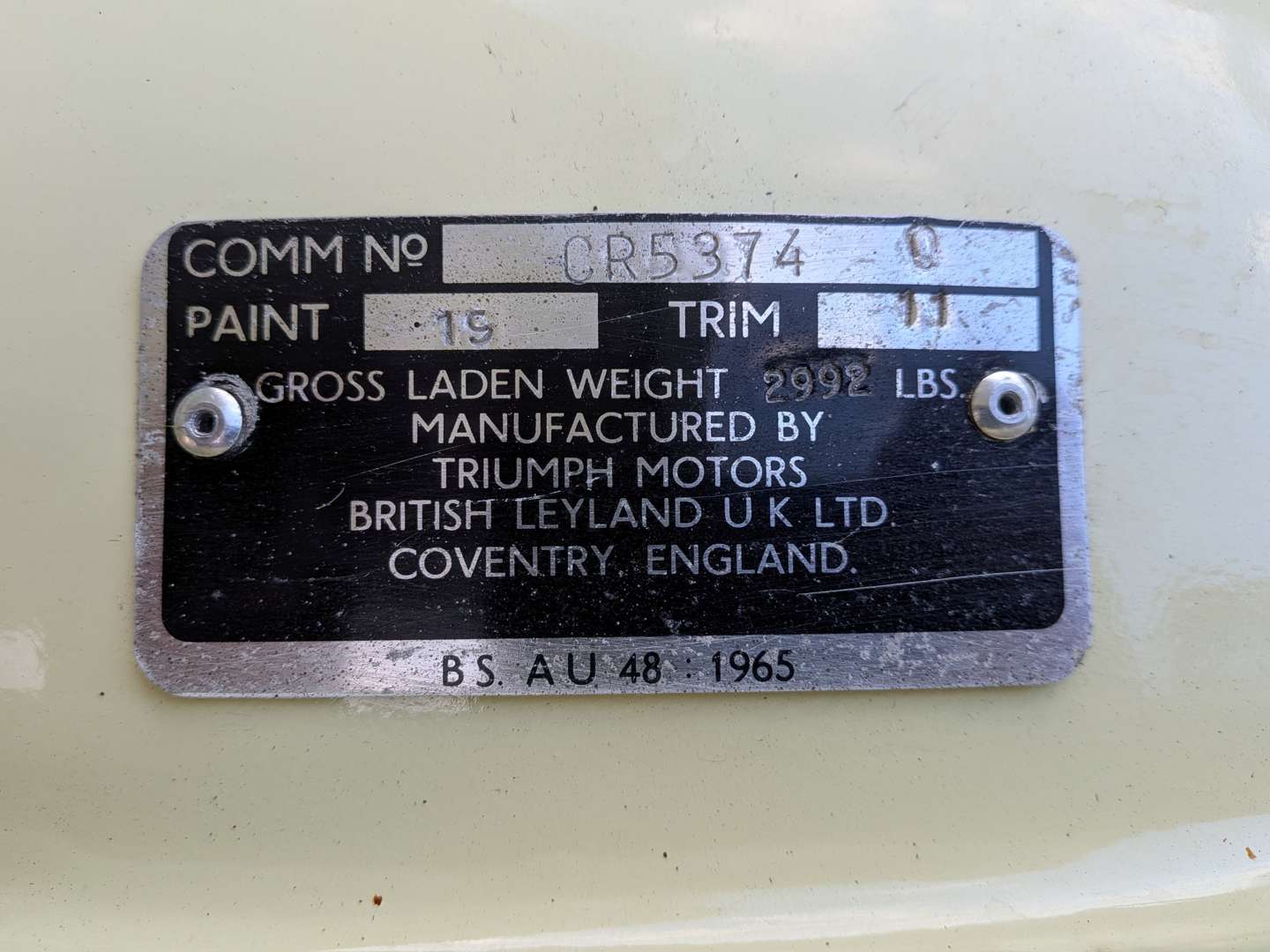 <p>1974 TRIUMPH TR6</p>