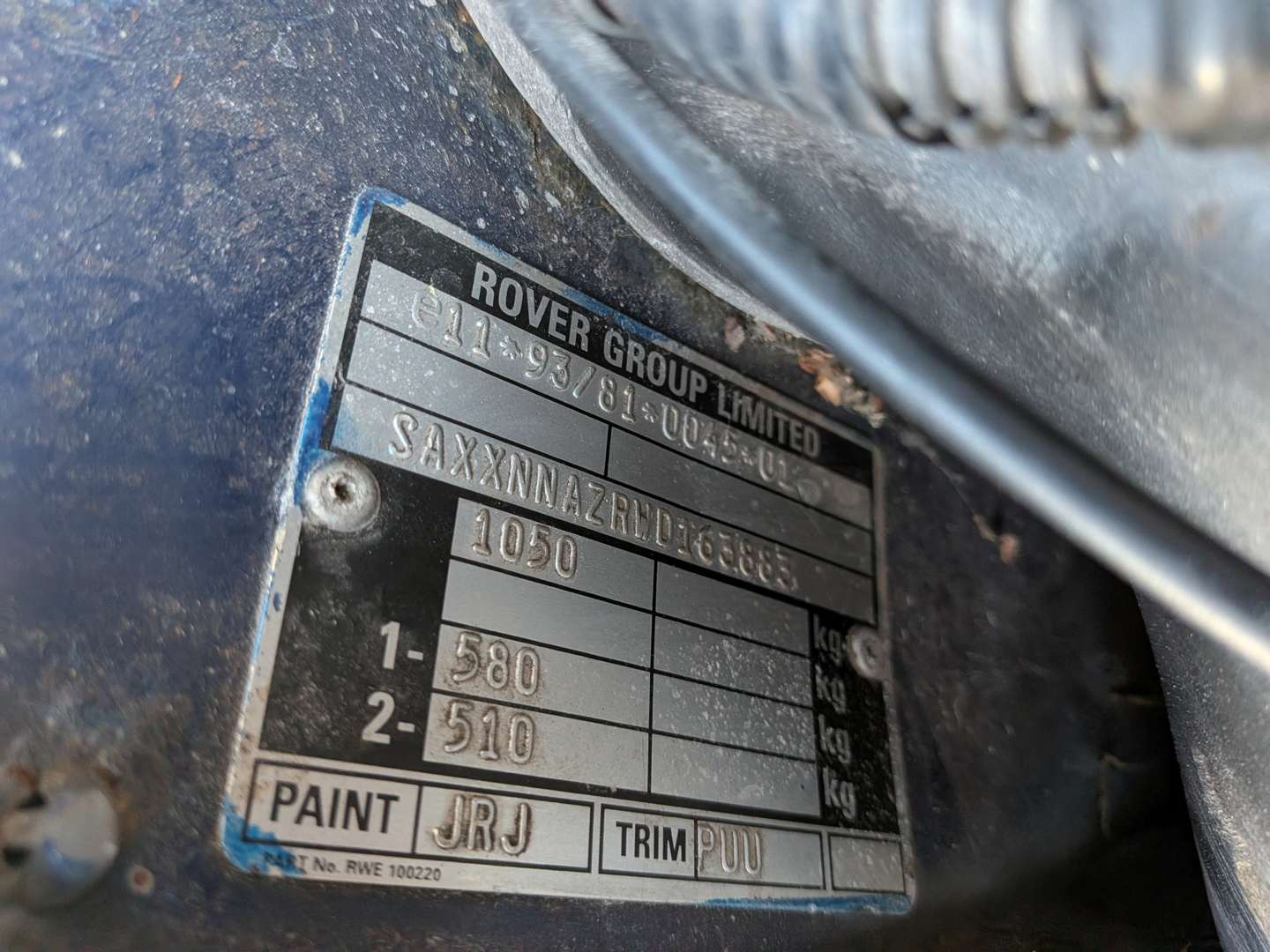 <p>1999 ROVER MINI COOPER MONZA</p>