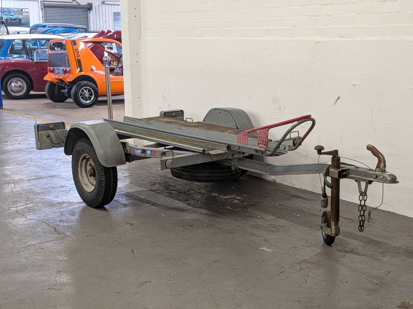 <p>GALVANISED SINGLE MOTORBIKE TRAILER</p>