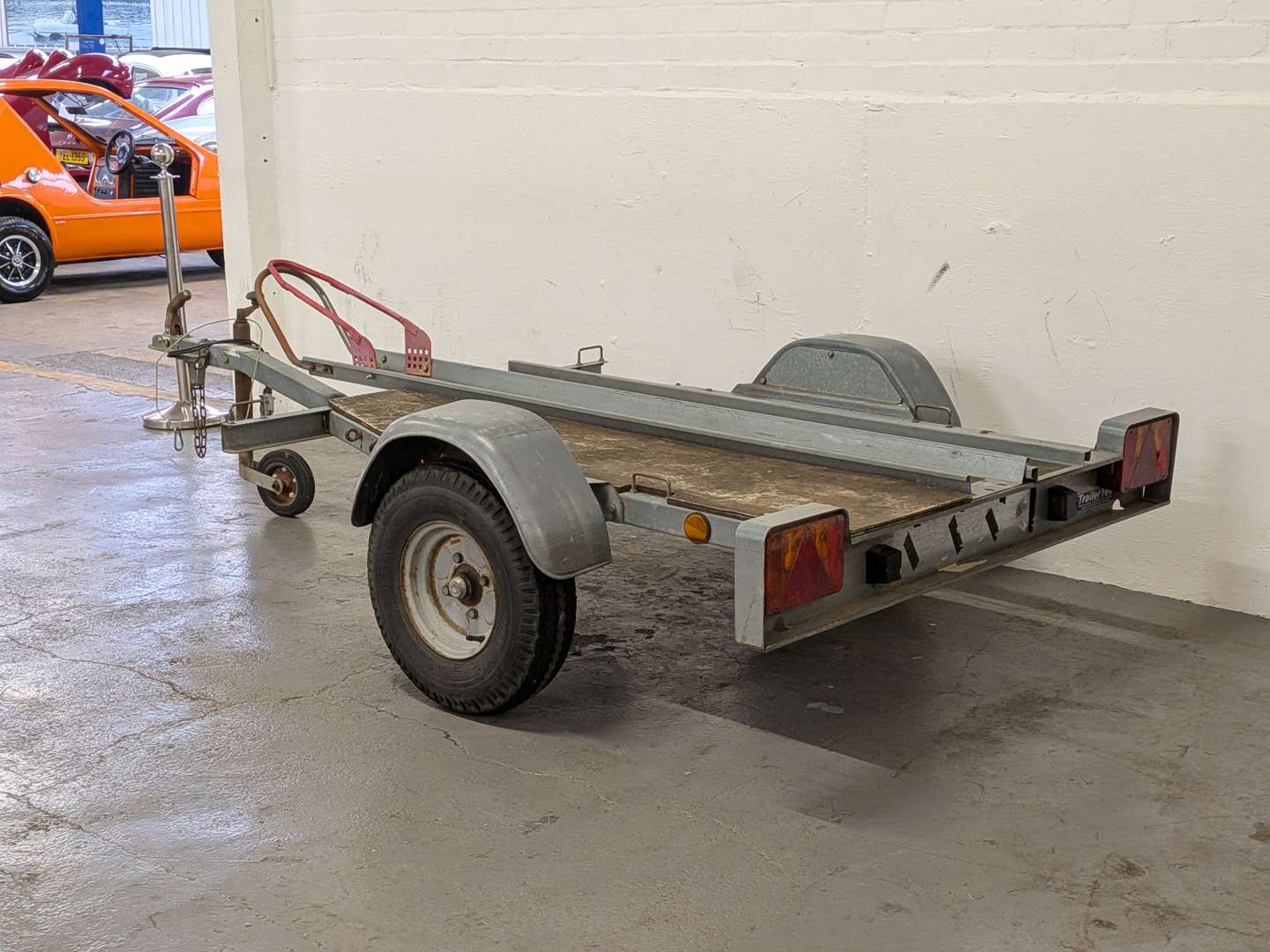 <p>GALVANISED SINGLE MOTORBIKE TRAILER</p>