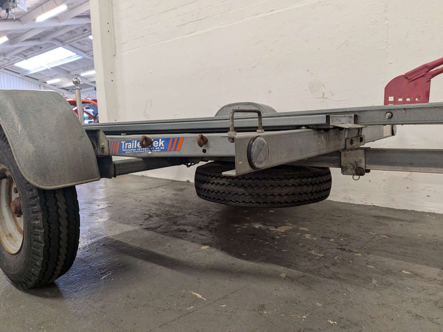 <p>GALVANISED SINGLE MOTORBIKE TRAILER</p>