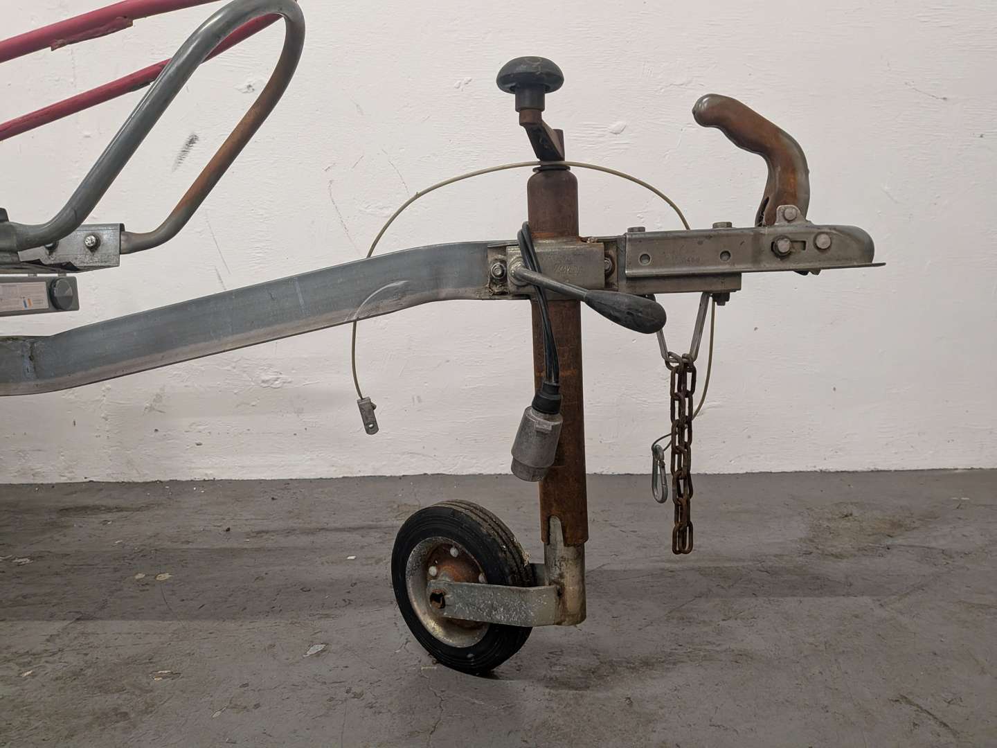 <p>GALVANISED SINGLE MOTORBIKE TRAILER</p>