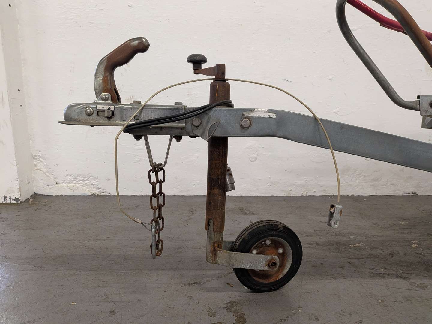 <p>GALVANISED SINGLE MOTORBIKE TRAILER</p>