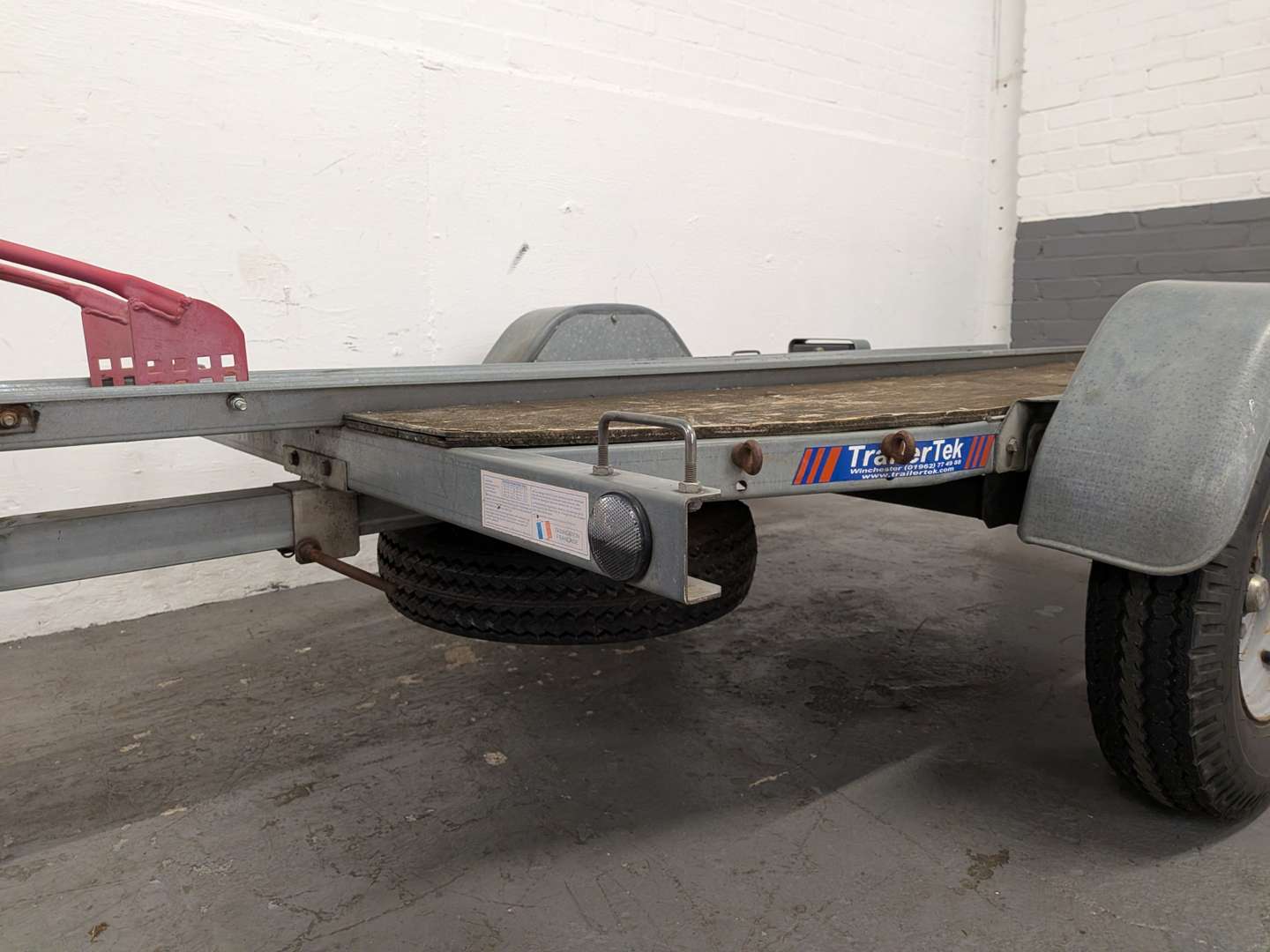 <p>GALVANISED SINGLE MOTORBIKE TRAILER</p>