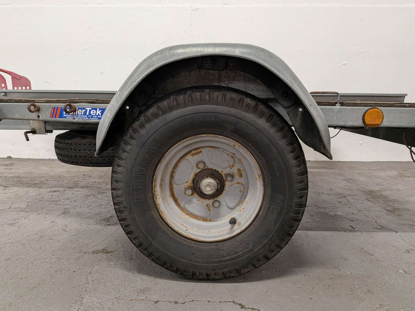<p>GALVANISED SINGLE MOTORBIKE TRAILER</p>