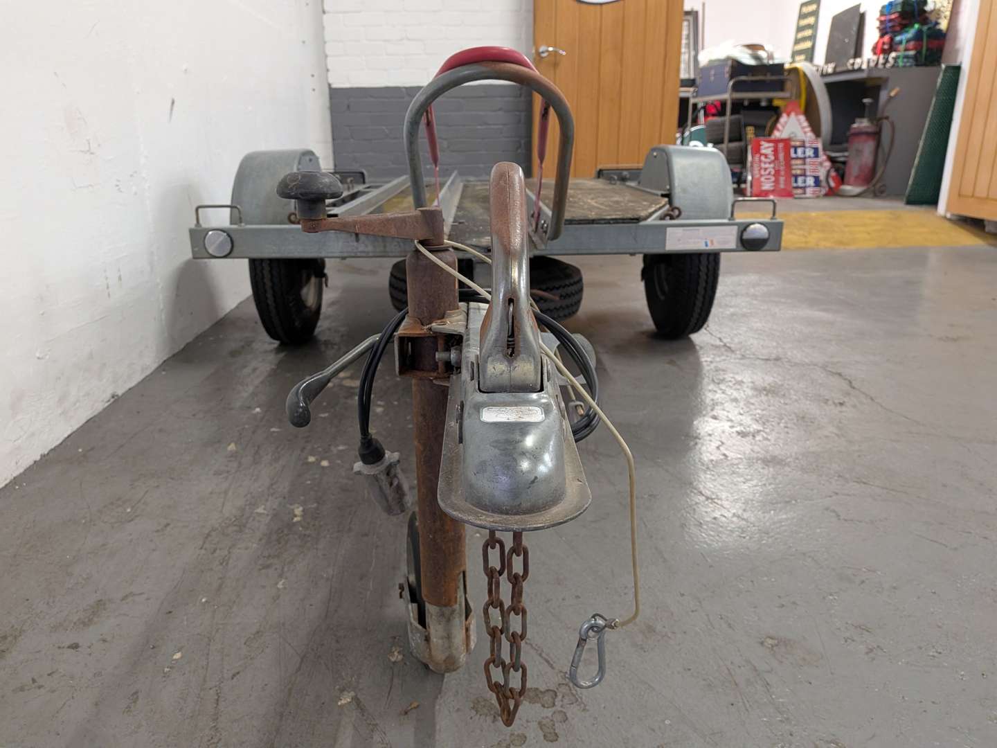 <p>GALVANISED SINGLE MOTORBIKE TRAILER</p>