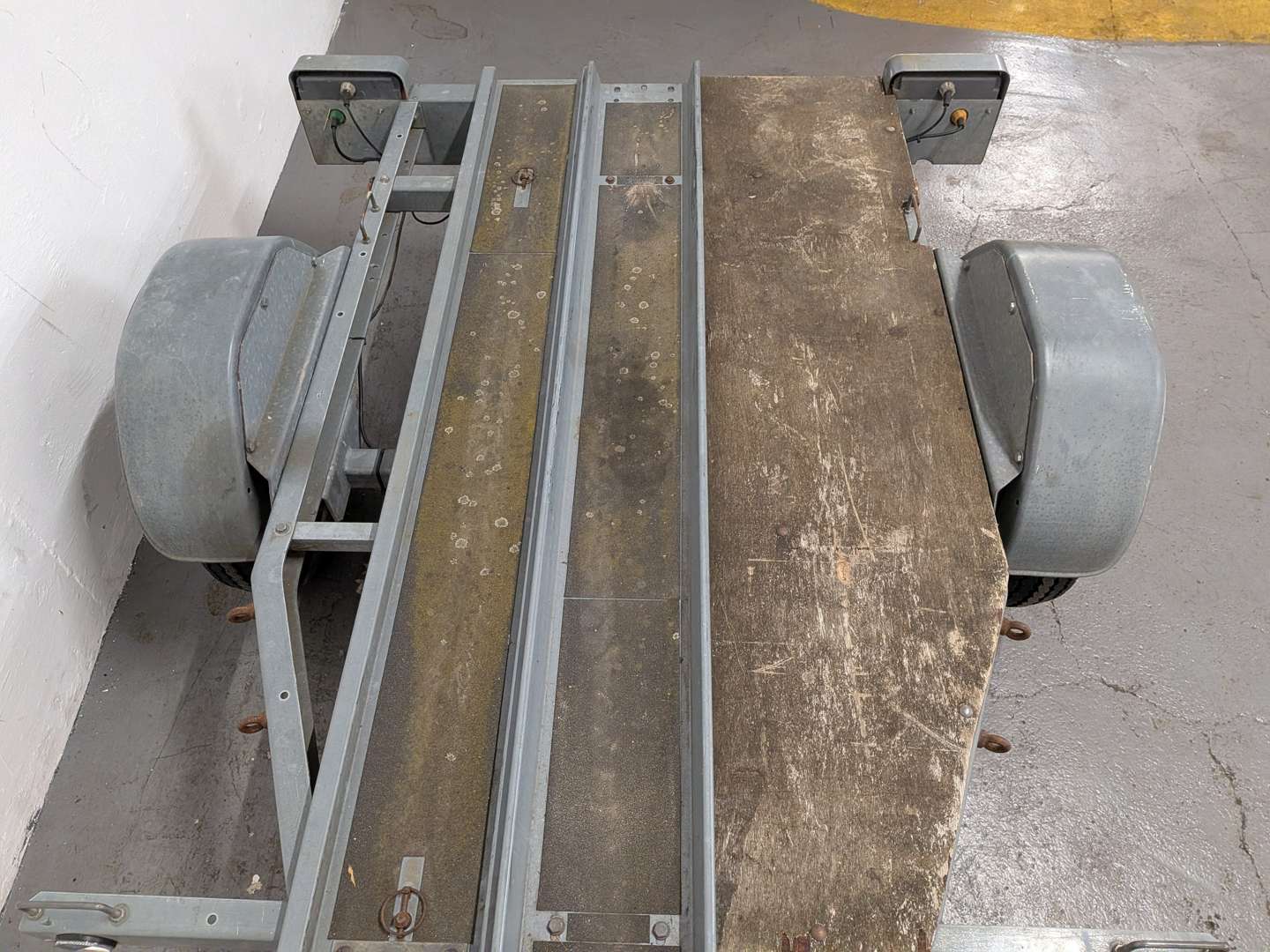 <p>GALVANISED SINGLE MOTORBIKE TRAILER</p>