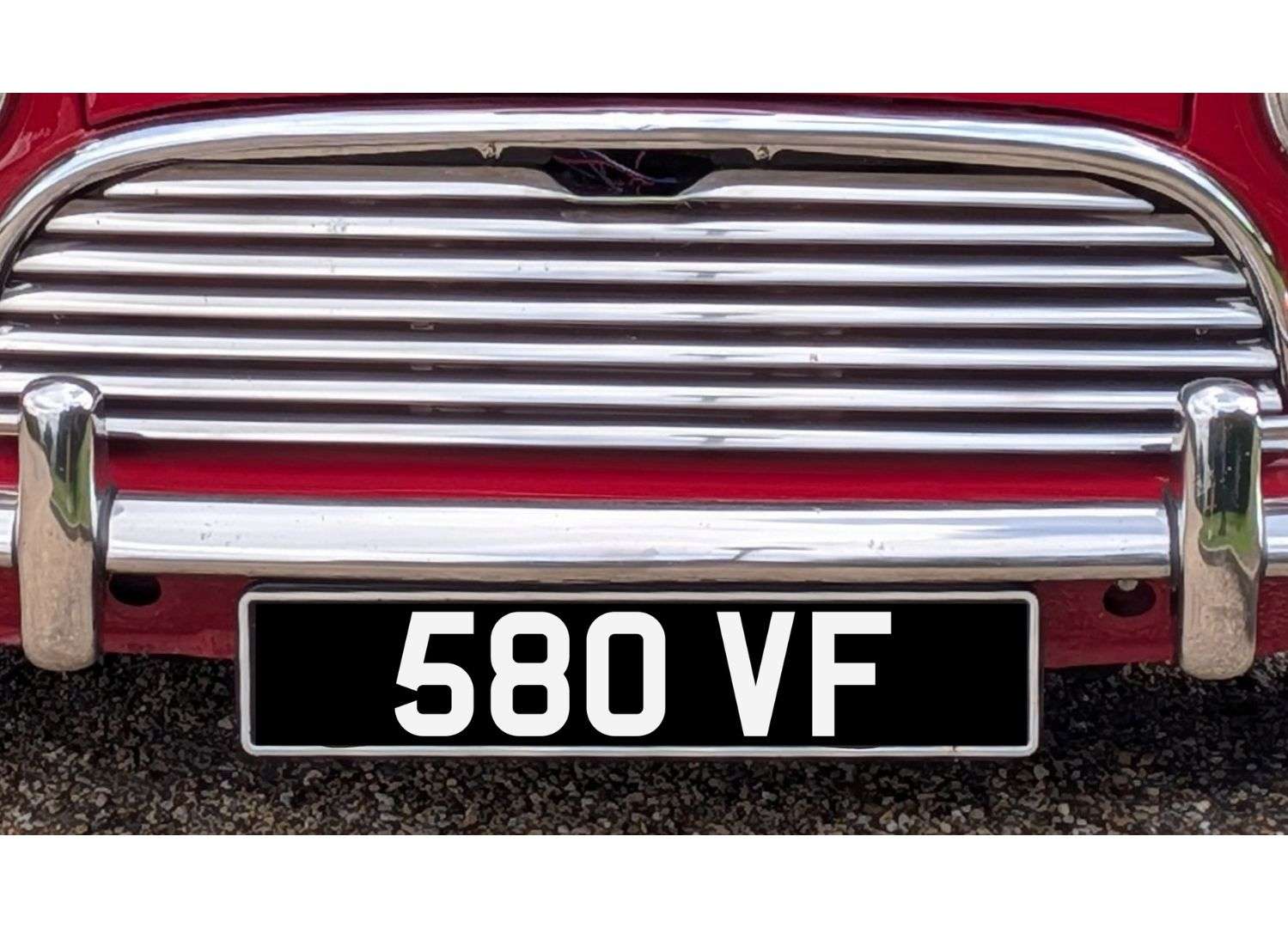 <p>580 VF Registration number</p>
