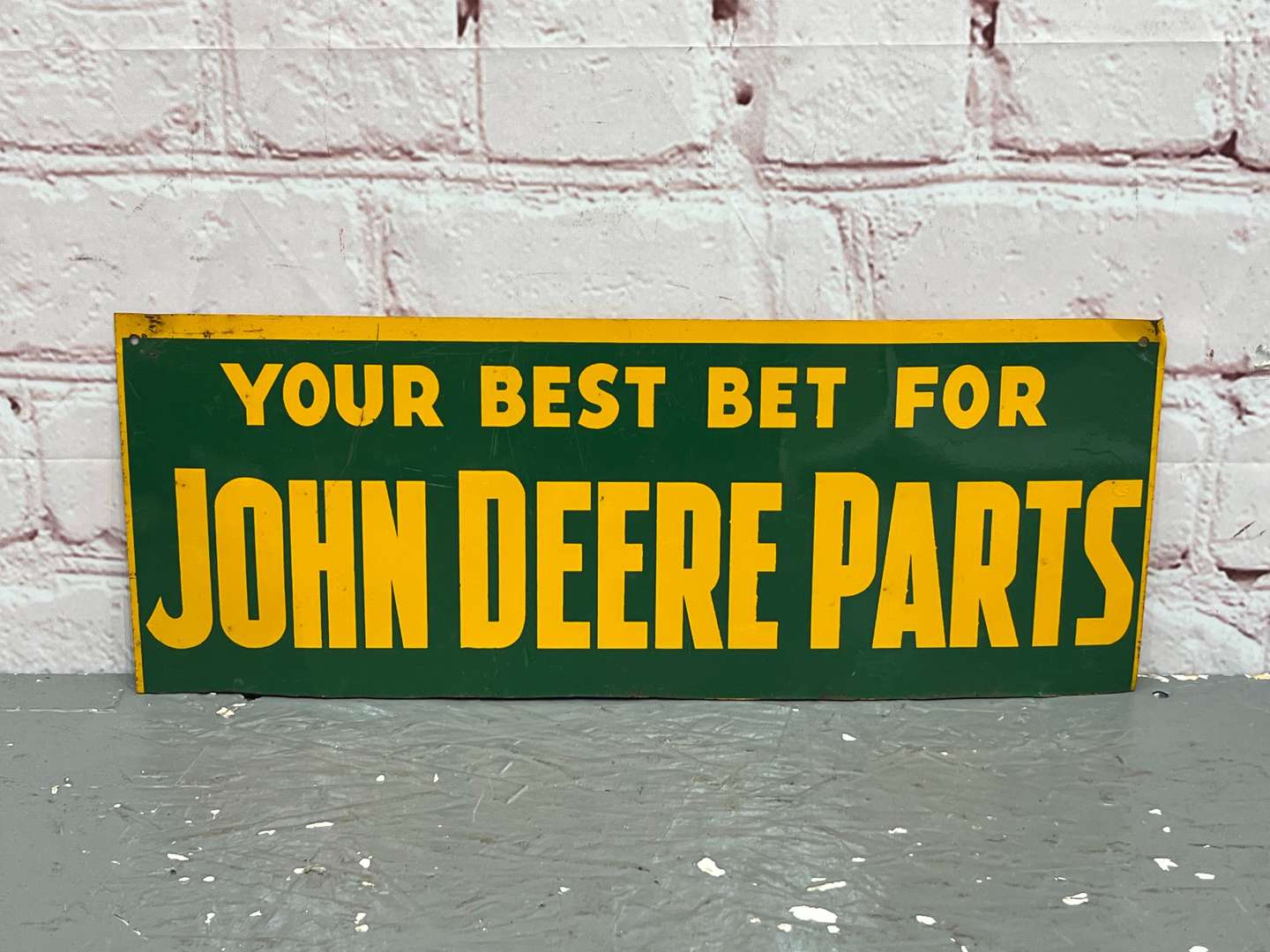 <p>Your Best Bet For John Deere Part Metal Sign</p>