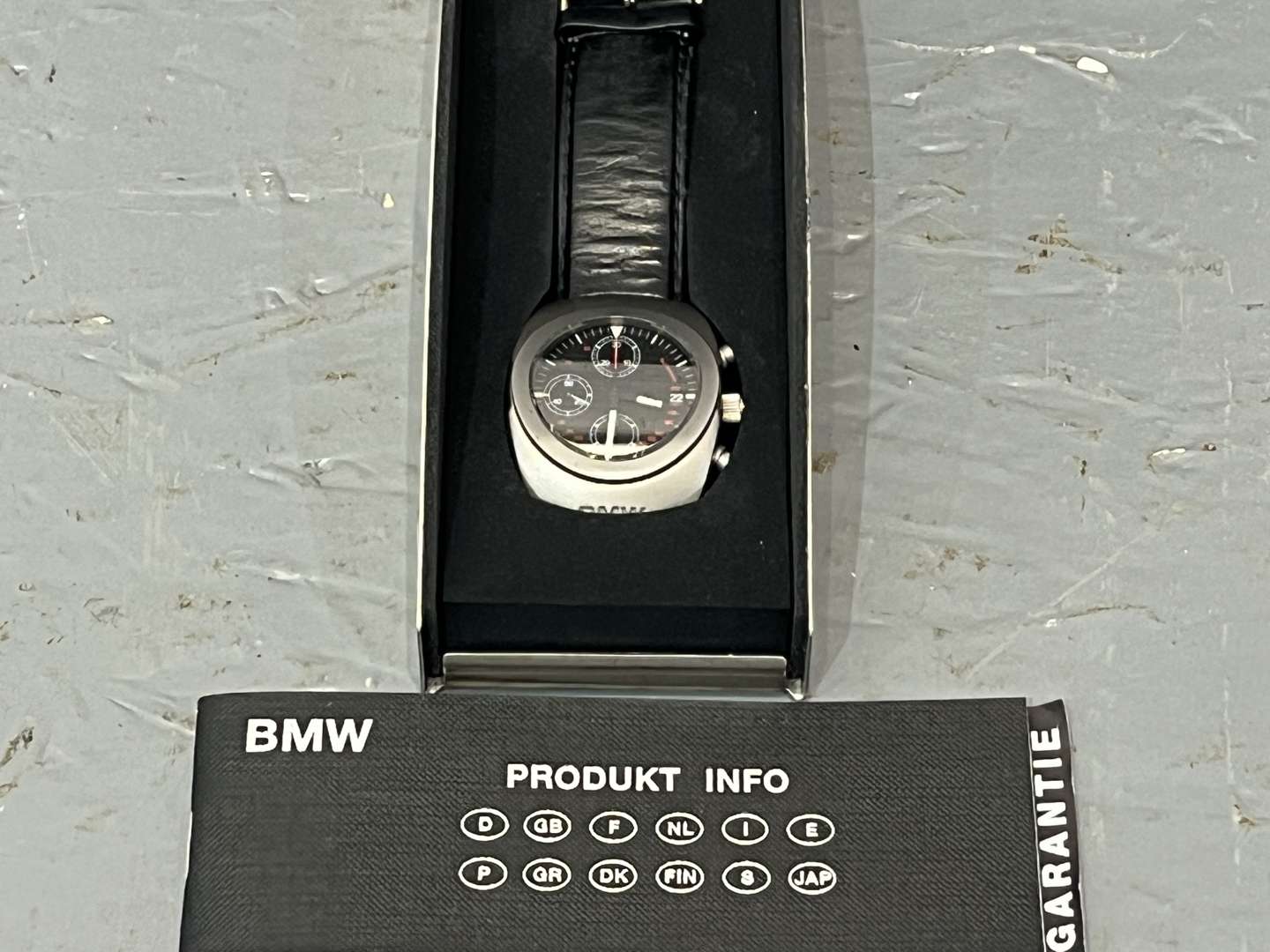 <p>Boxed BMW Automatic Chronograph Gents Wrist Watch&nbsp;</p>