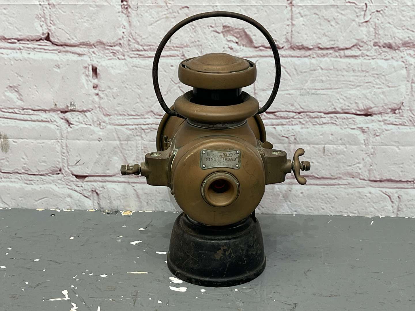 <p>Lucas King of The Road Lamp, Number 722</p>