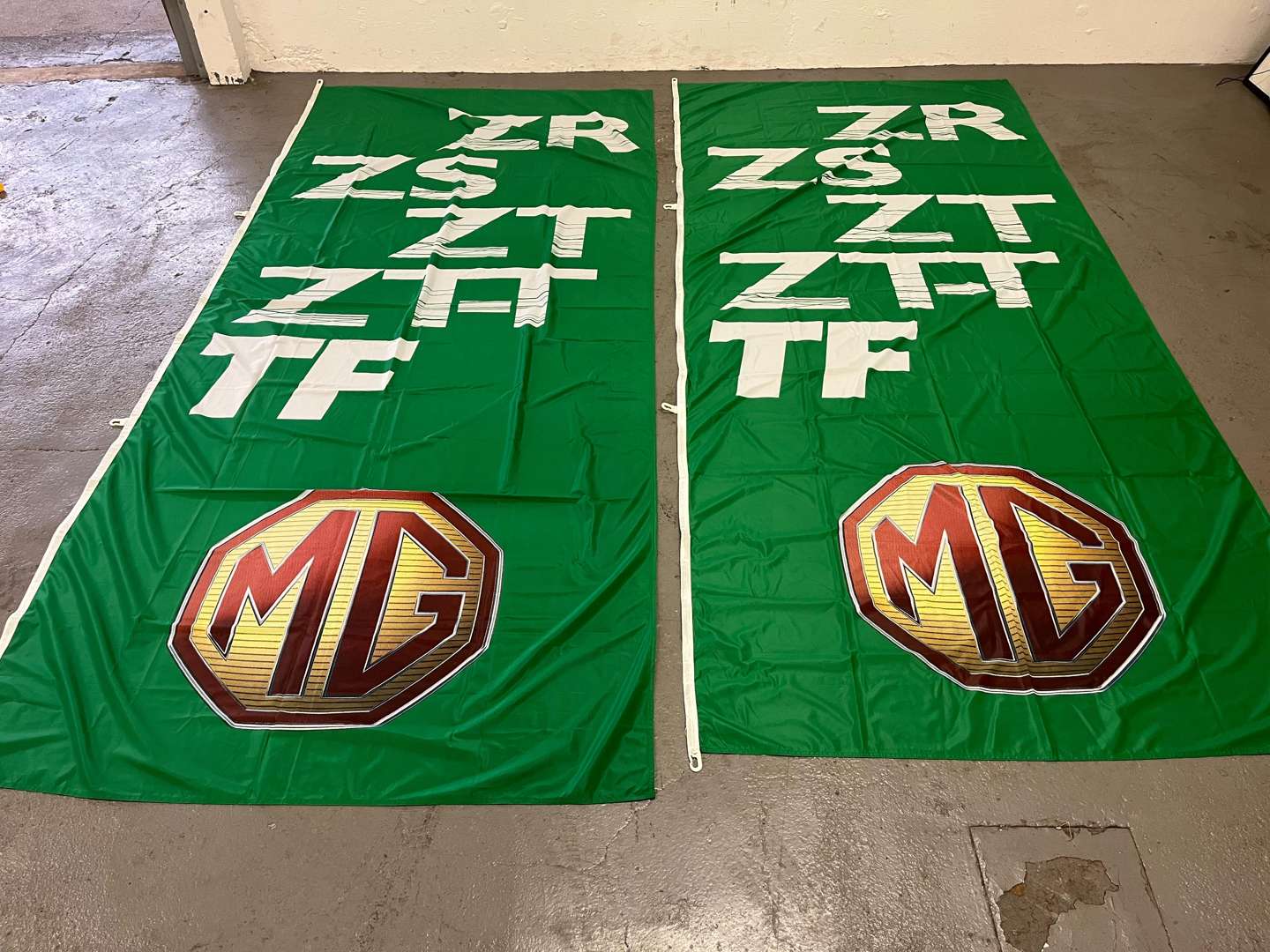 <p>Two MG ZR/ZS/ZT/ZT-T & TF Dealership Banners</p>