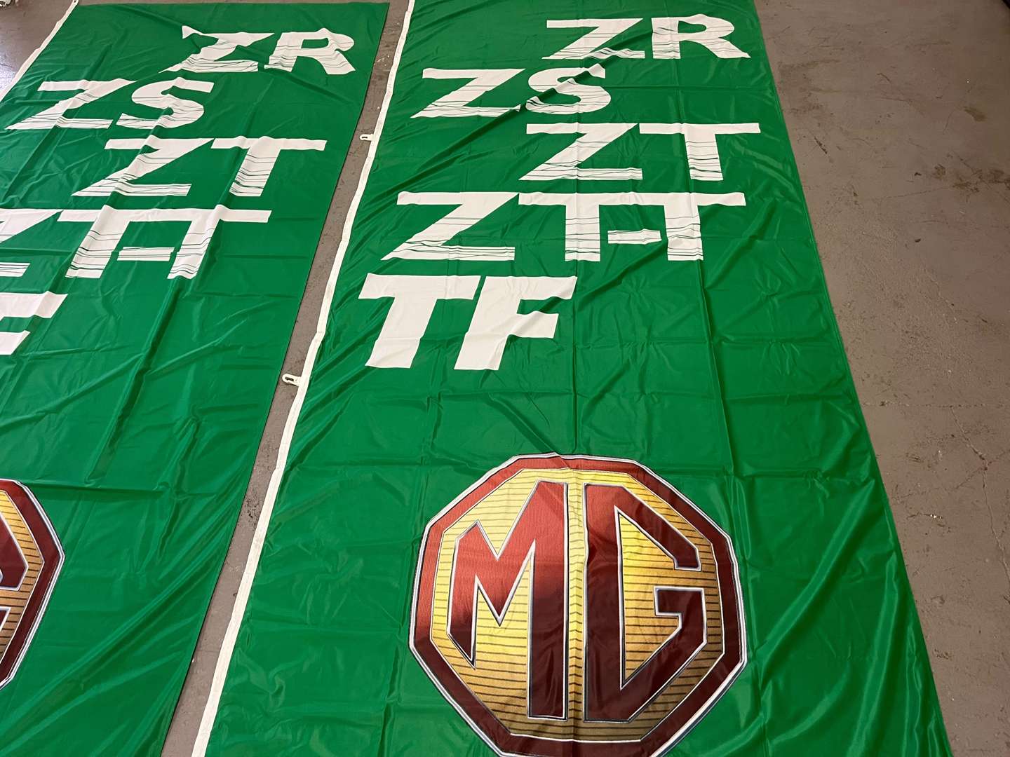<p>Two MG ZR/ZS/ZT/ZT-T & TF Dealership Banners</p>