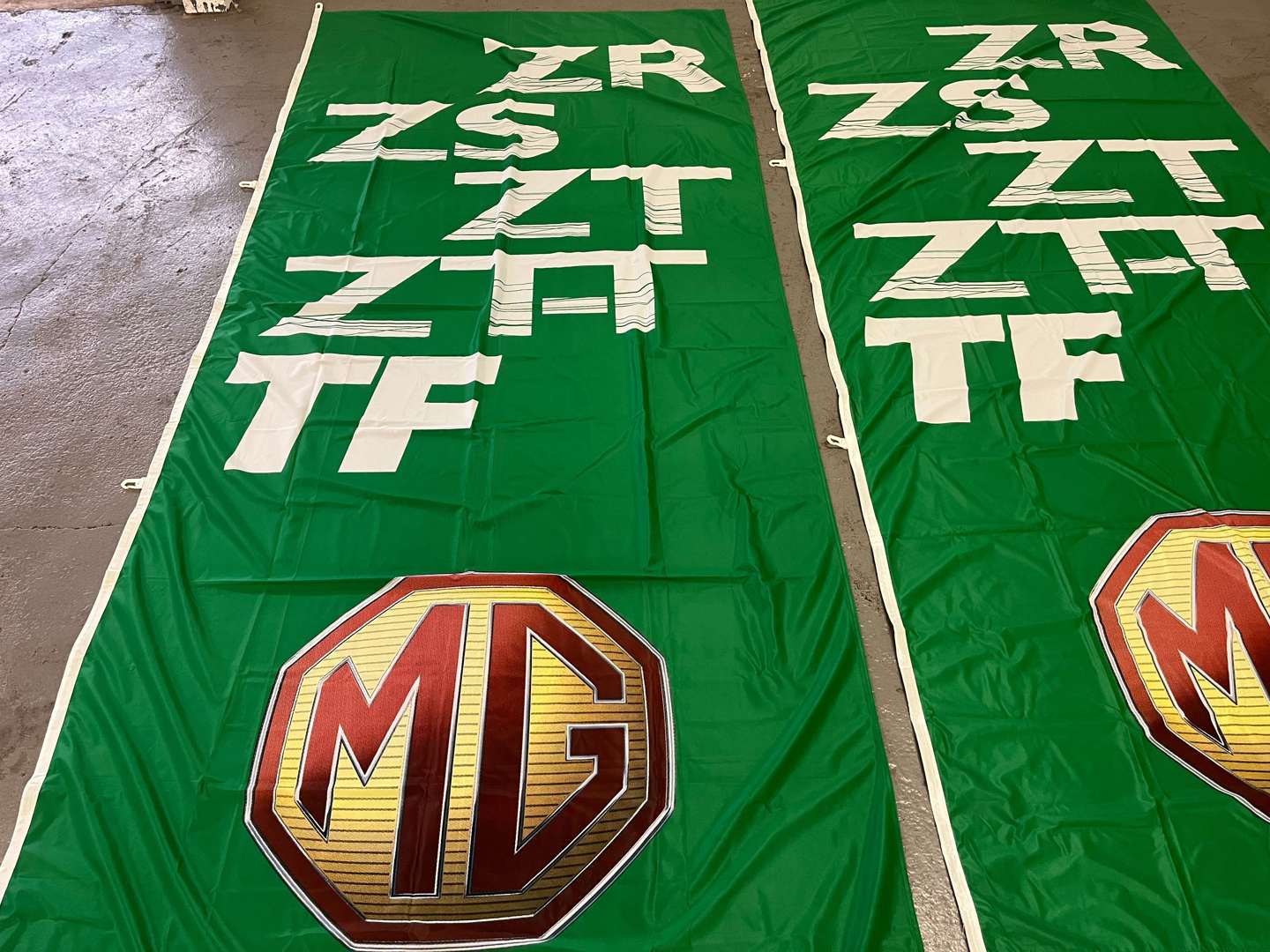<p>Two MG ZR/ZS/ZT/ZT-T & TF Dealership Banners</p>