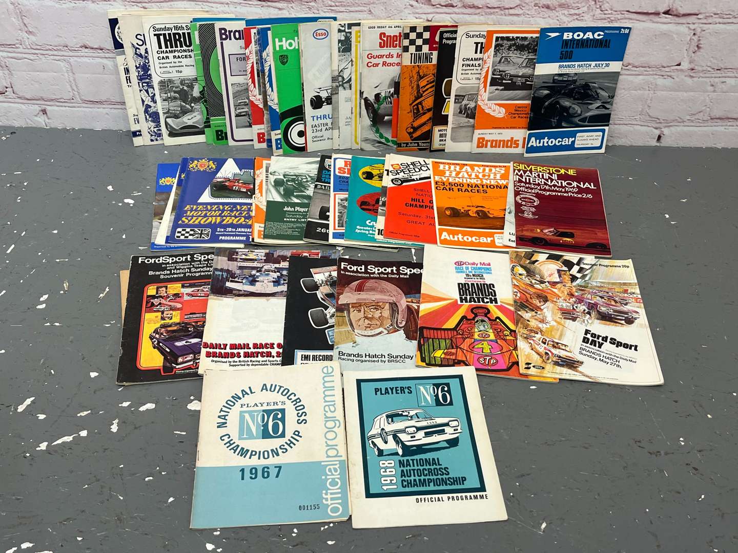 <p>Quantity of 1970/80's Race Programmes&nbsp;</p>