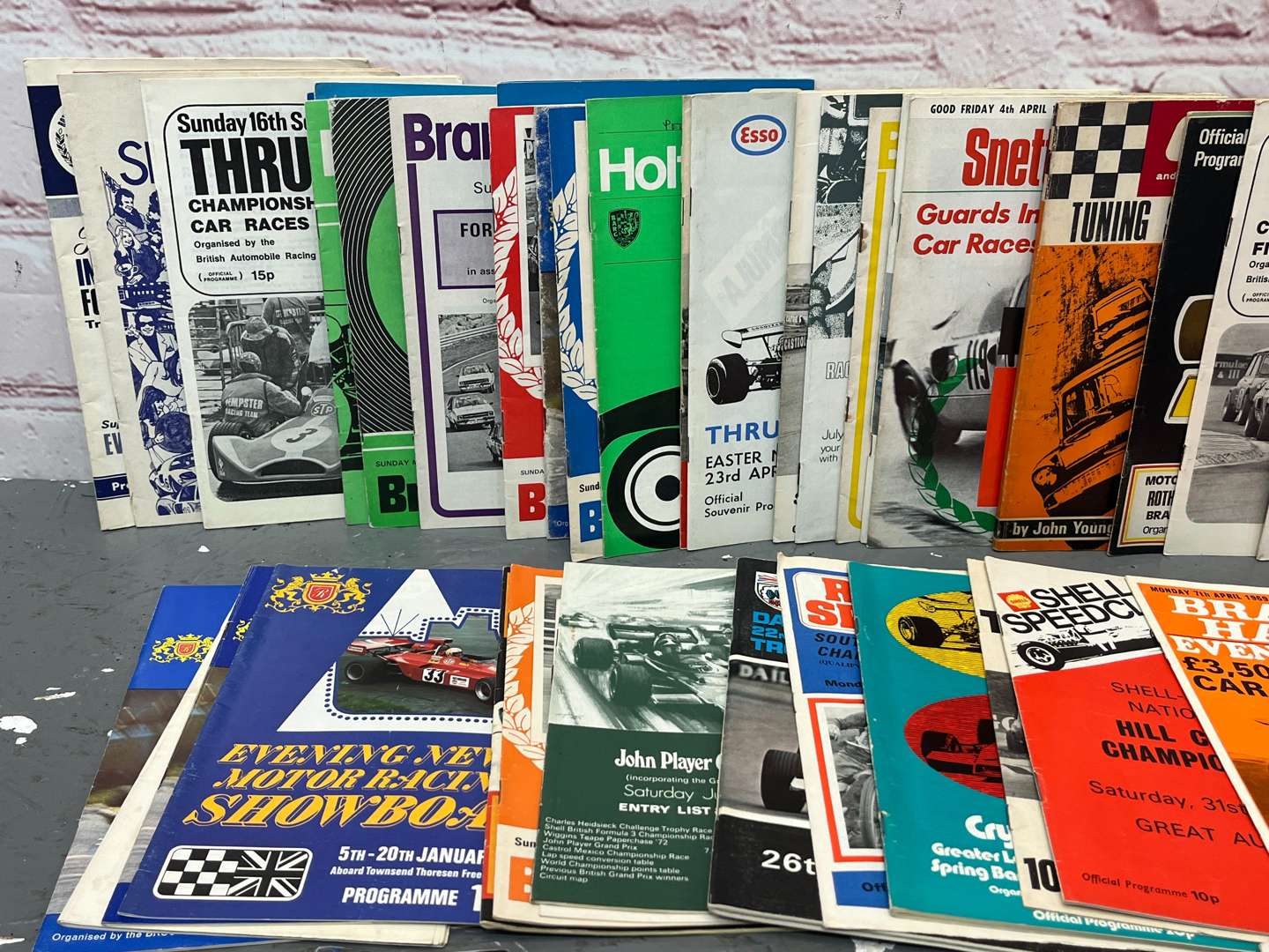 <p>Quantity of 1970/80's Race Programmes&nbsp;</p>