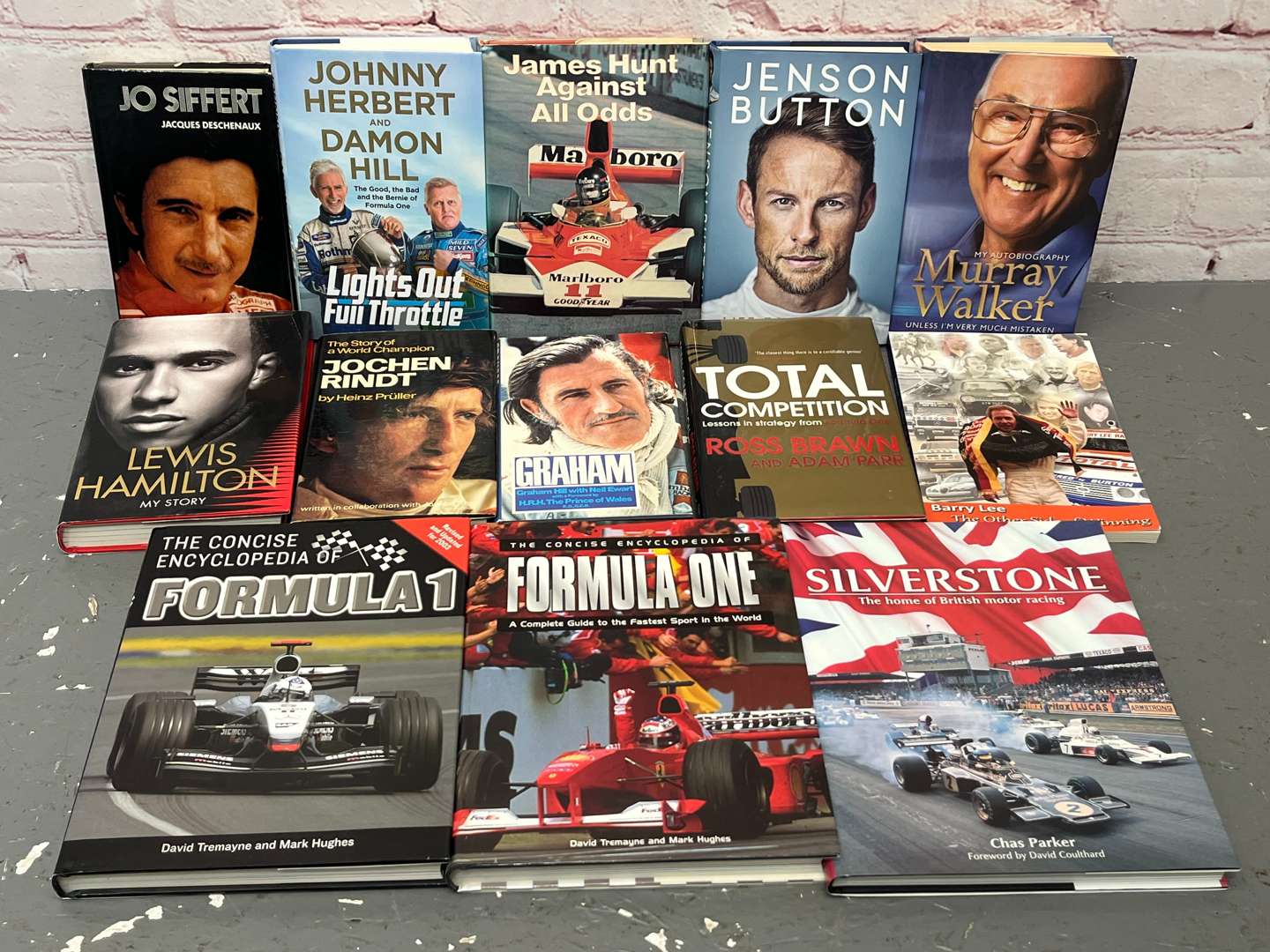 <p>Mixed Lot of Formula 1 Books, Autobiographies&nbsp;</p>