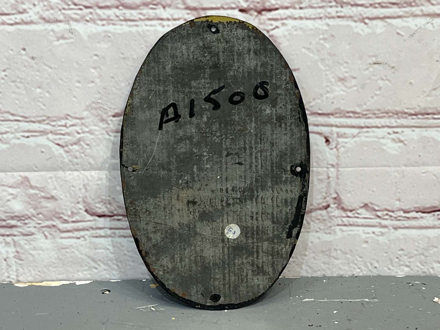 <p>Atlas A.D. 1808 Small Tin Sign</p>