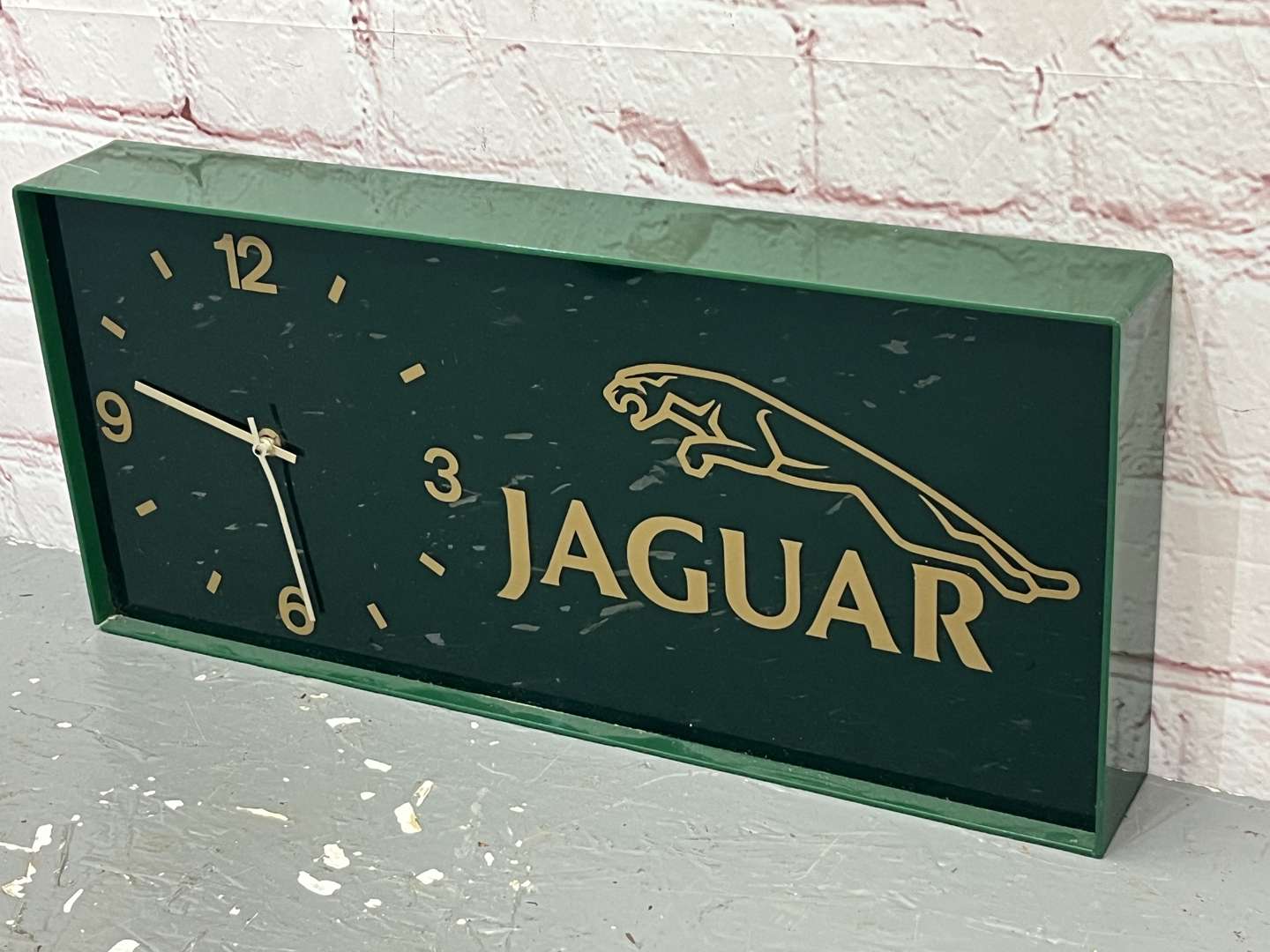 <p>Jaguar Dealership Perspex Clock</p>