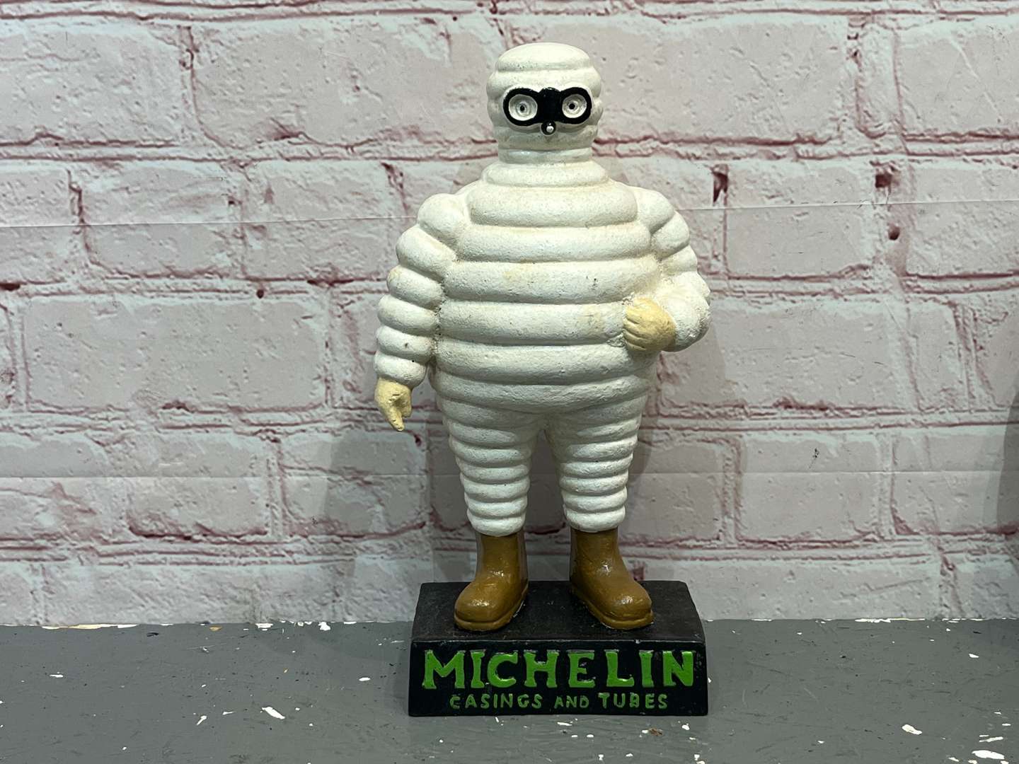<p>Michelin Castings & Tubes Cast Iron Figure</p>