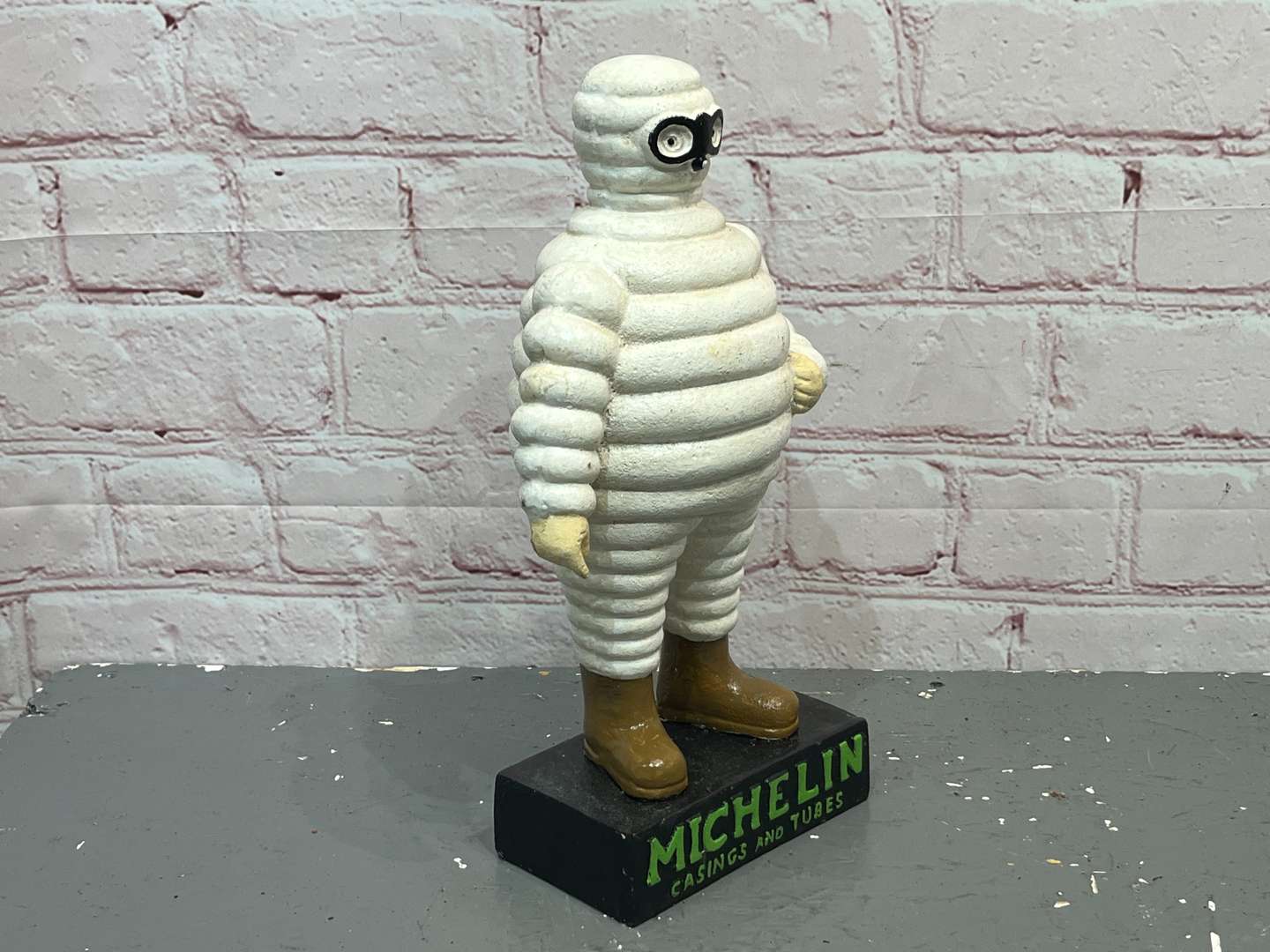 <p>Michelin Castings & Tubes Cast Iron Figure</p>