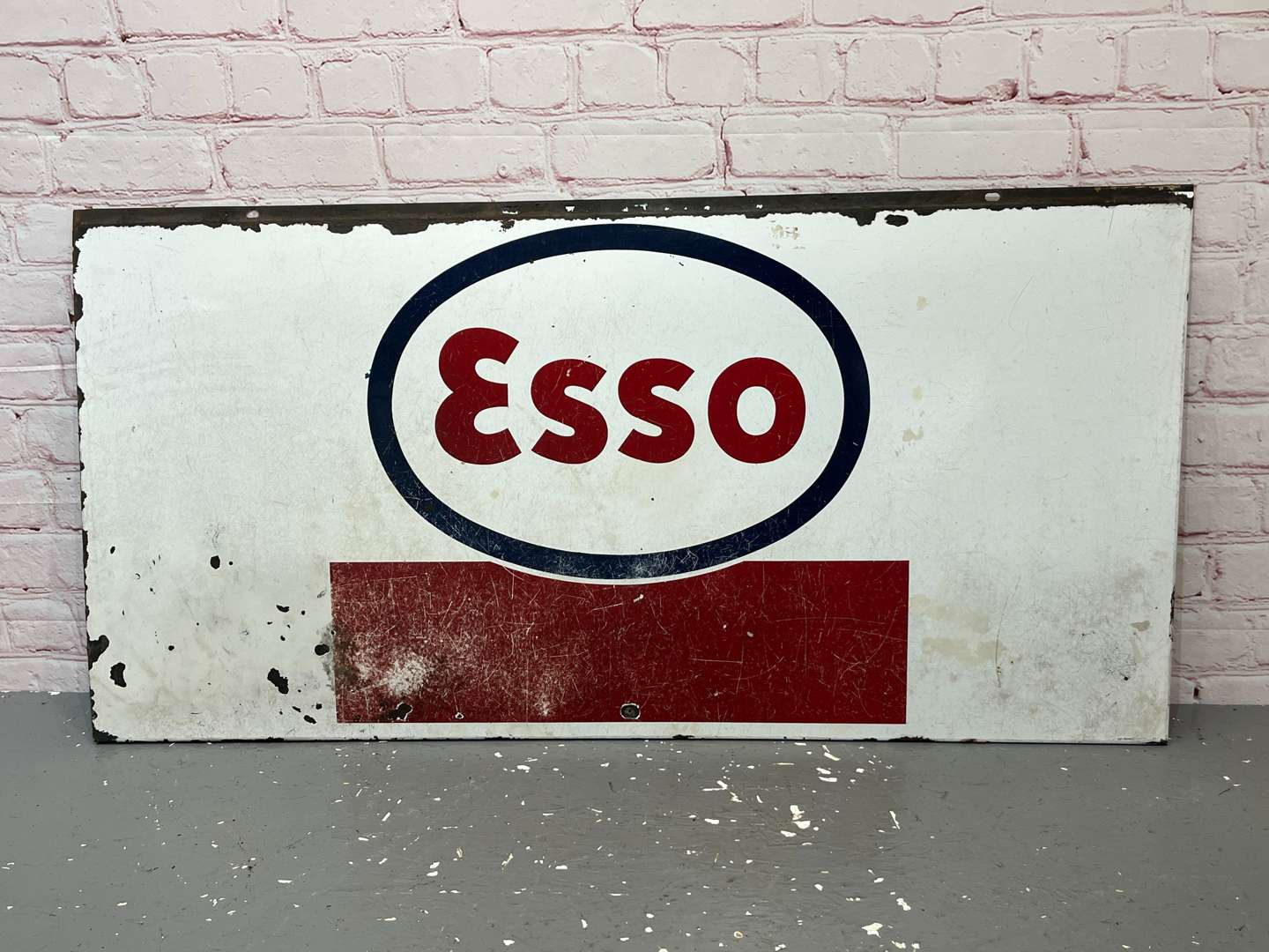 <p>Esso Enamel Petrol Pump Front&nbsp;</p>