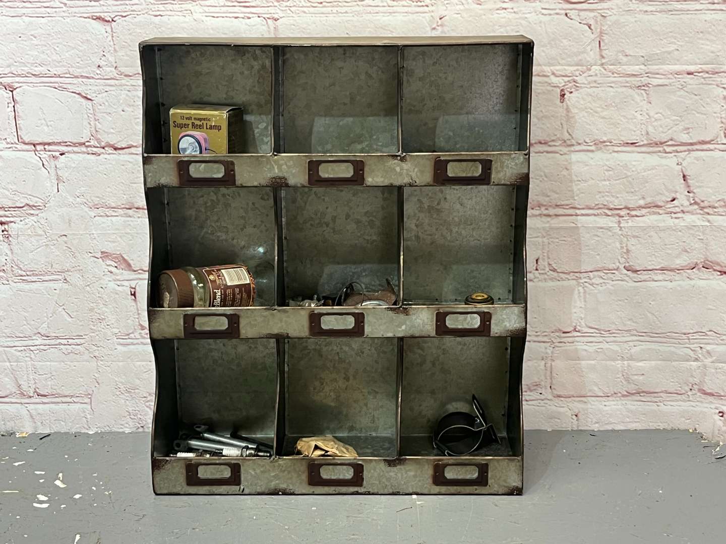<p>Galvanised Set of Pidgeon Holes&nbsp;</p>