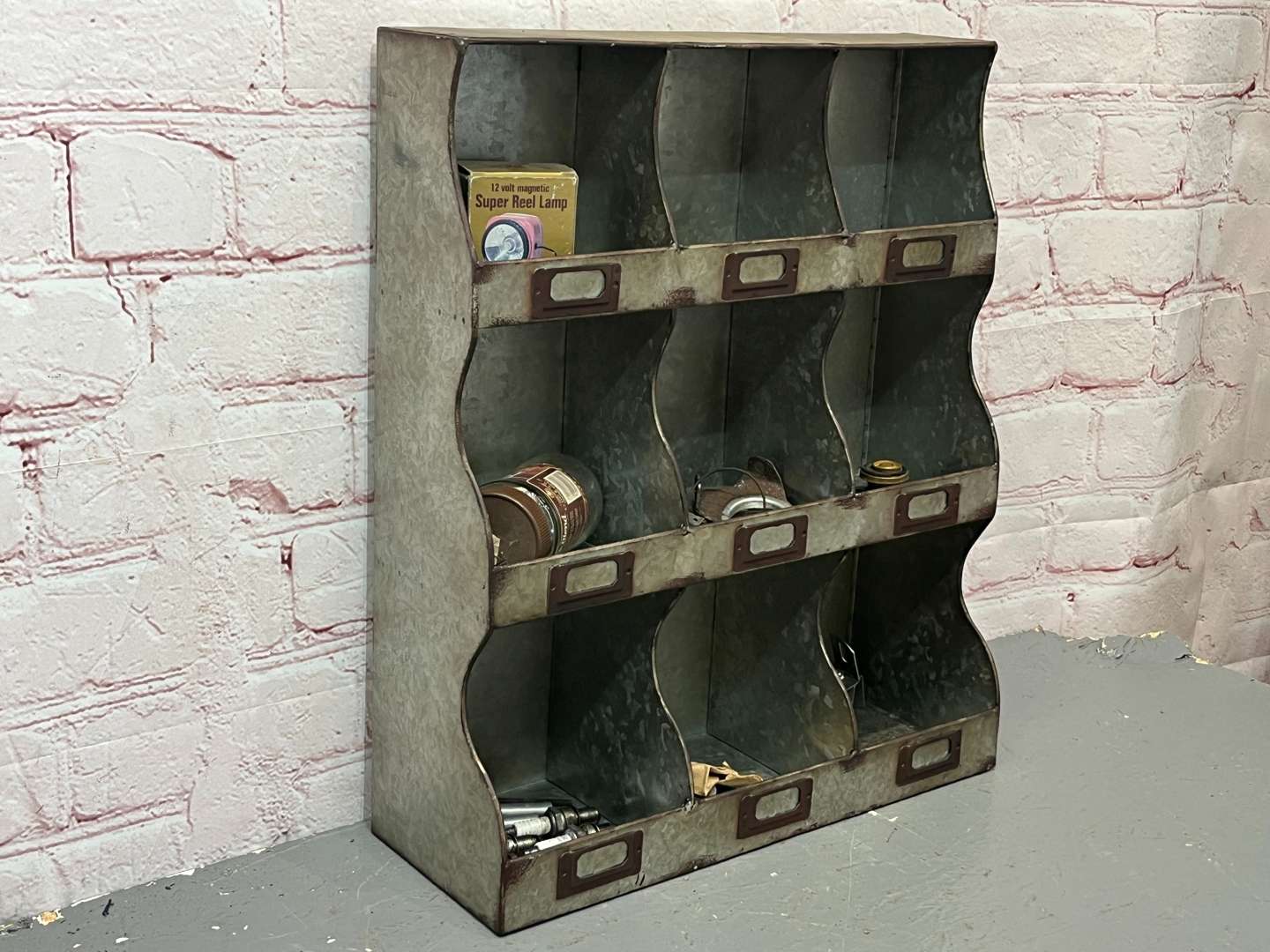 <p>Galvanised Set of Pidgeon Holes&nbsp;</p>
