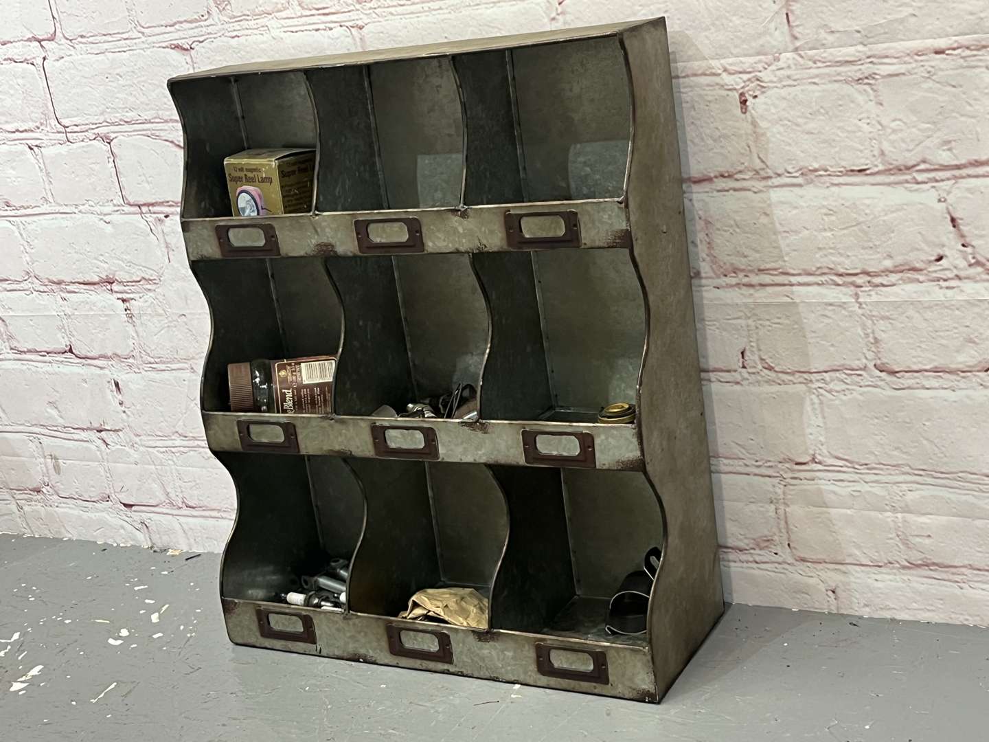 <p>Galvanised Set of Pidgeon Holes&nbsp;</p>