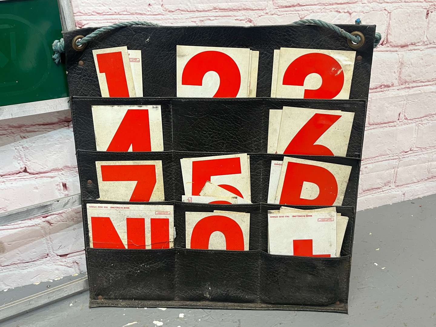 <p>Racing Pit Board & Numbers</p>