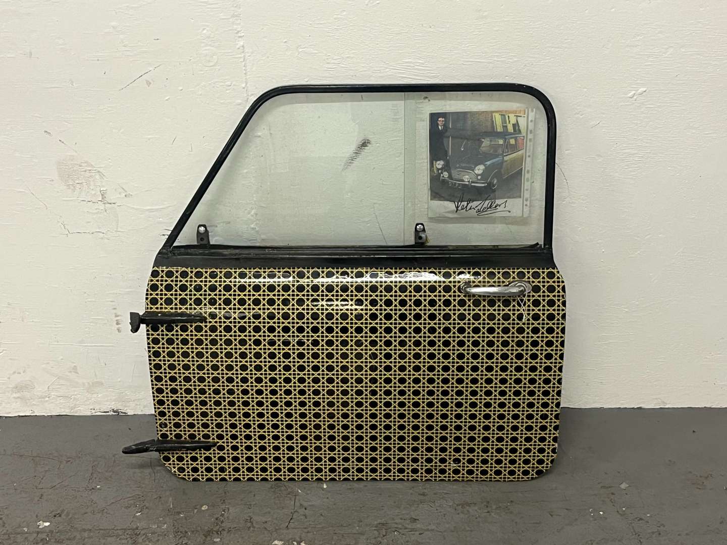 <p>Mk I Mini Door With a Signed Peter Sellers Picture&nbsp;</p>