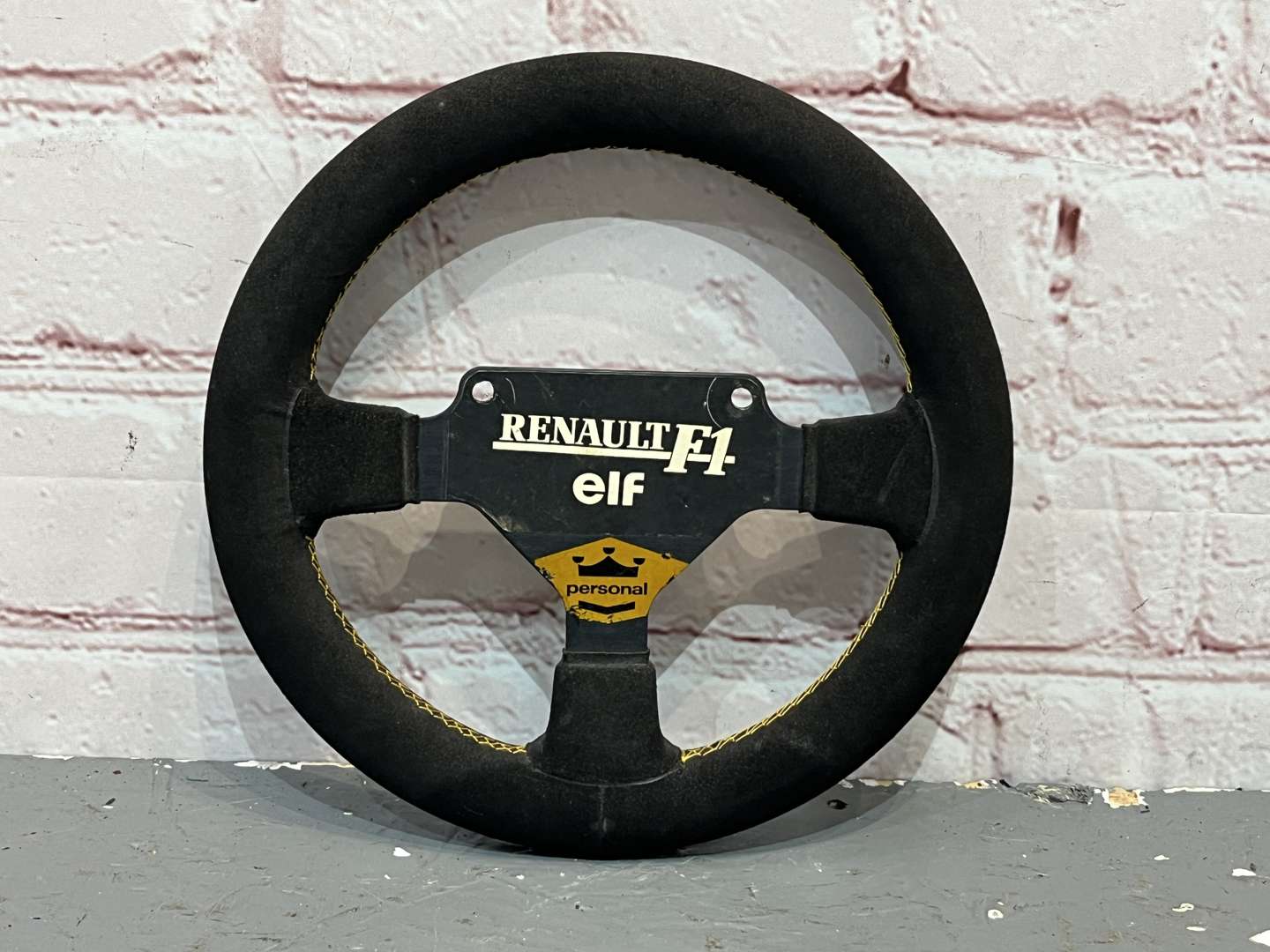 <p>ELF Renault F1 Steering Wheel</p>