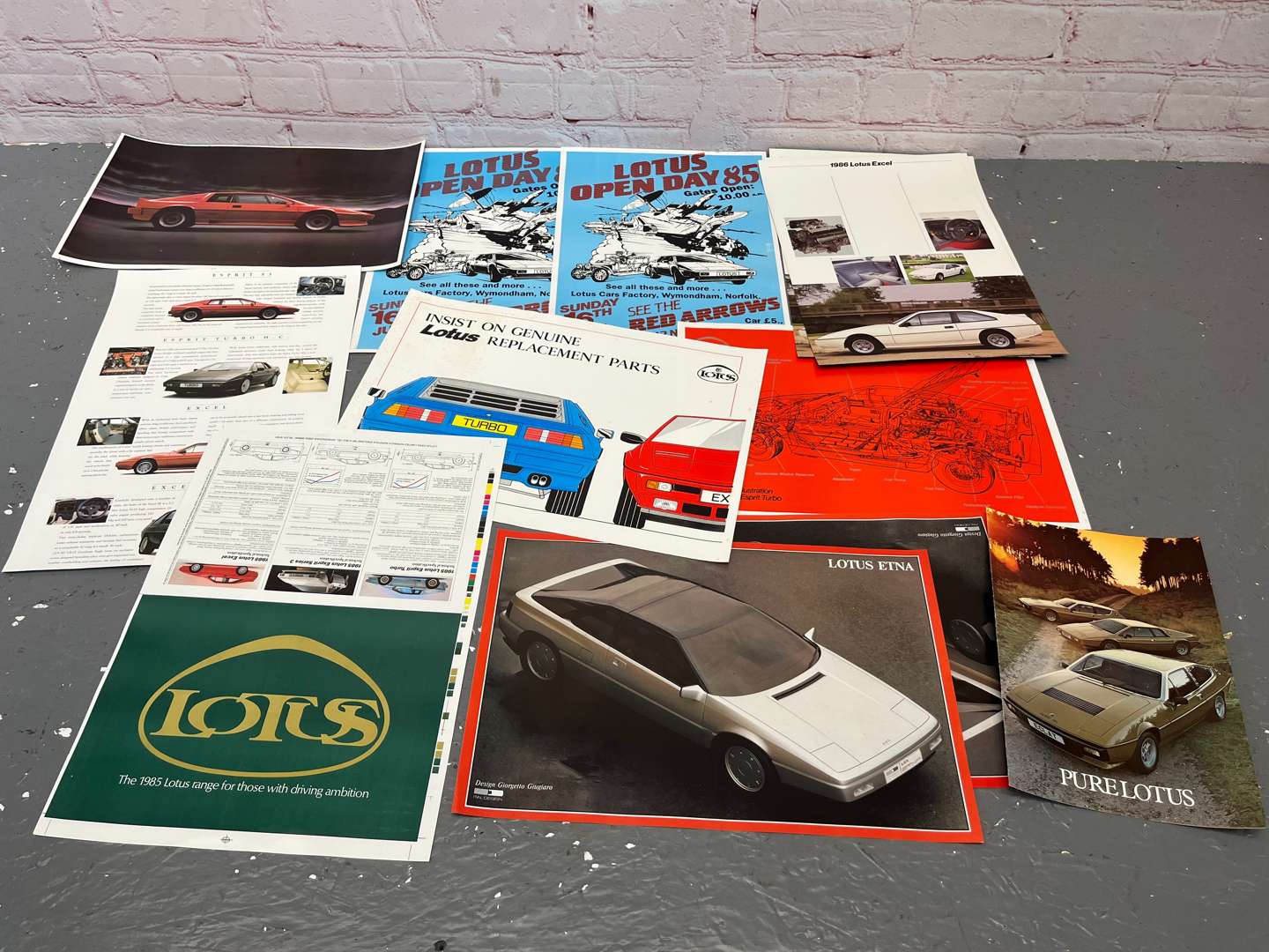 <p>Quantity of Lotus Posters Etc</p>