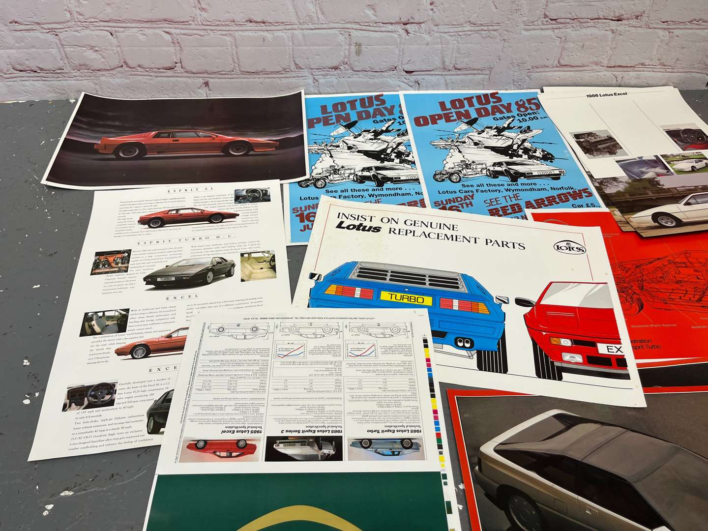 <p>Quantity of Lotus Posters Etc</p>