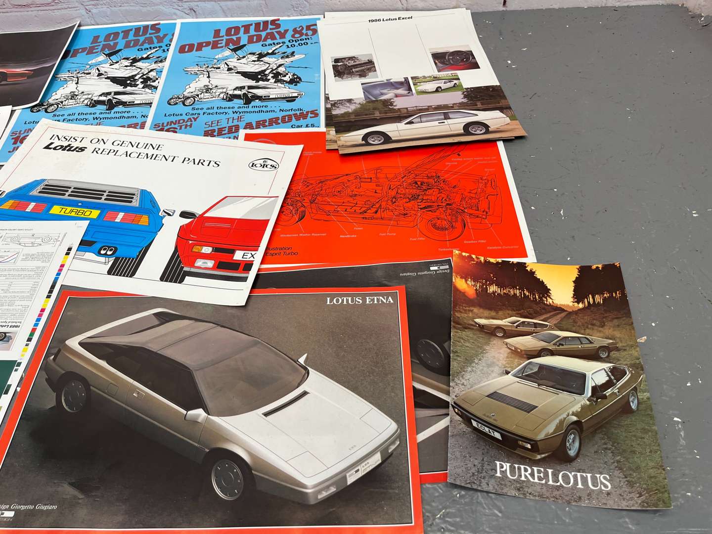 <p>Quantity of Lotus Posters Etc</p>
